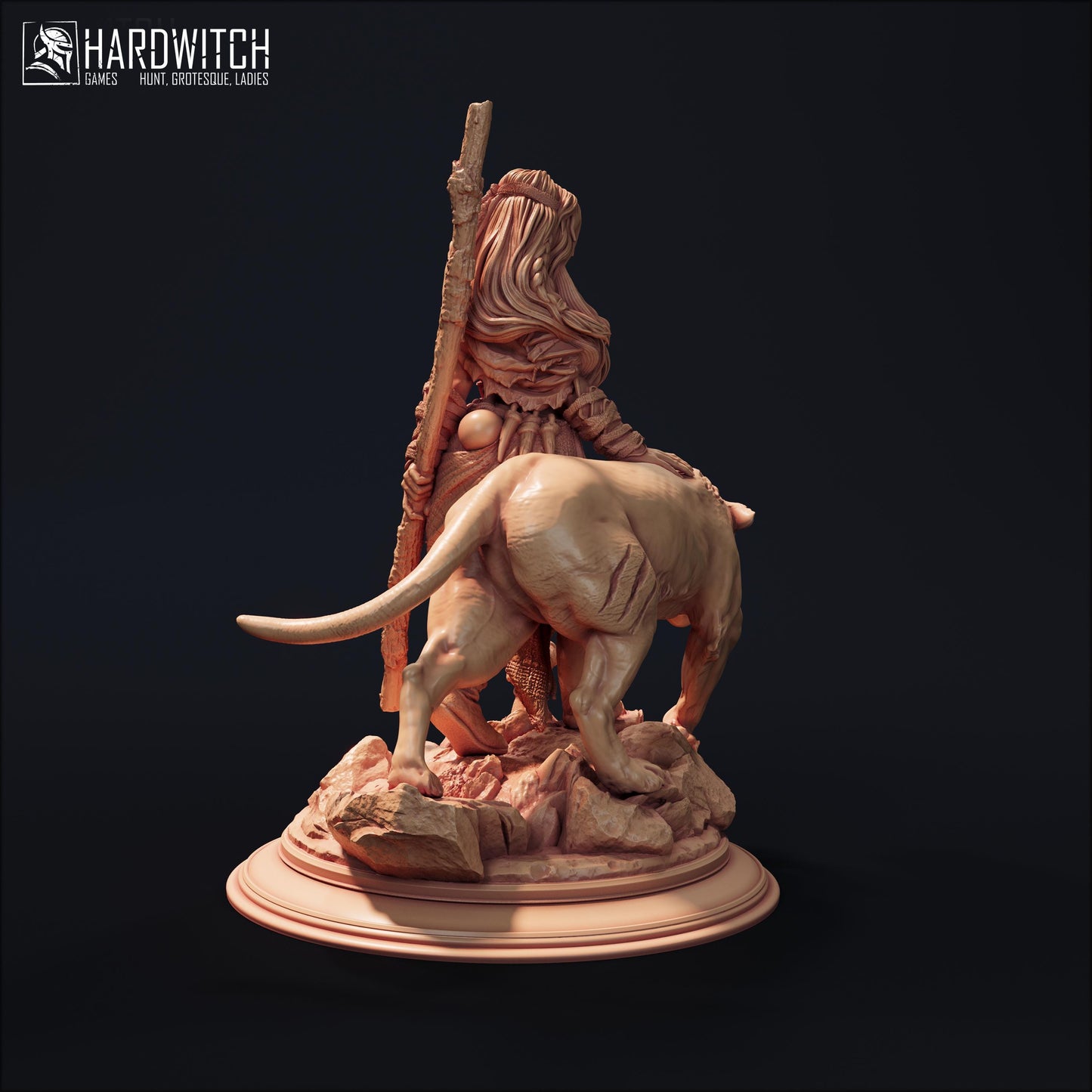 Rangoka Miniature - 28mm / 32mm / 36mm / 75mm - HardWitch Games - Resin Printed Figure for D&D, TTRPGs, and Board Gaming