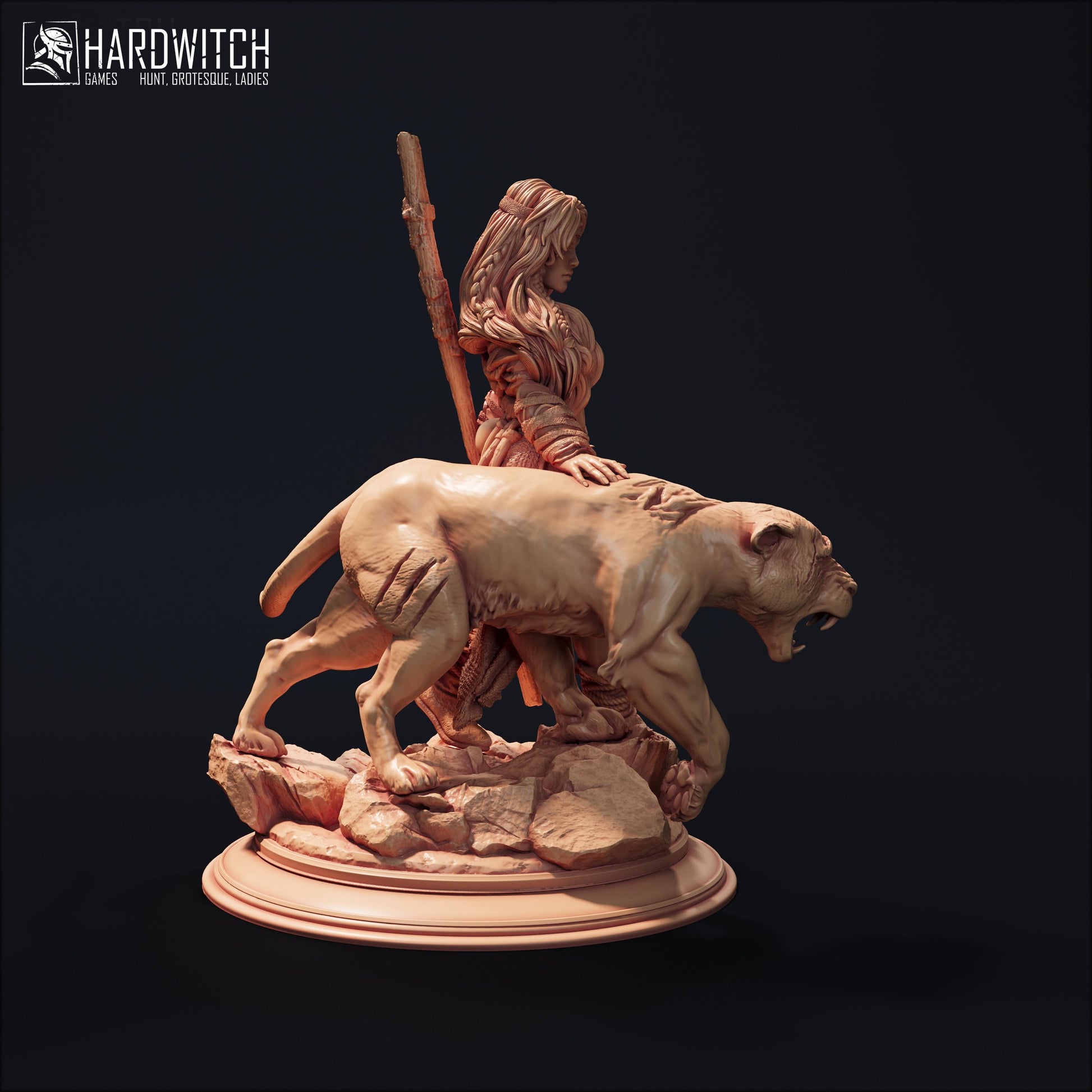 Rangoka Miniature - 28mm / 32mm / 36mm / 75mm - HardWitch Games - Resin Printed Figure for D&D, TTRPGs, and Board Gaming