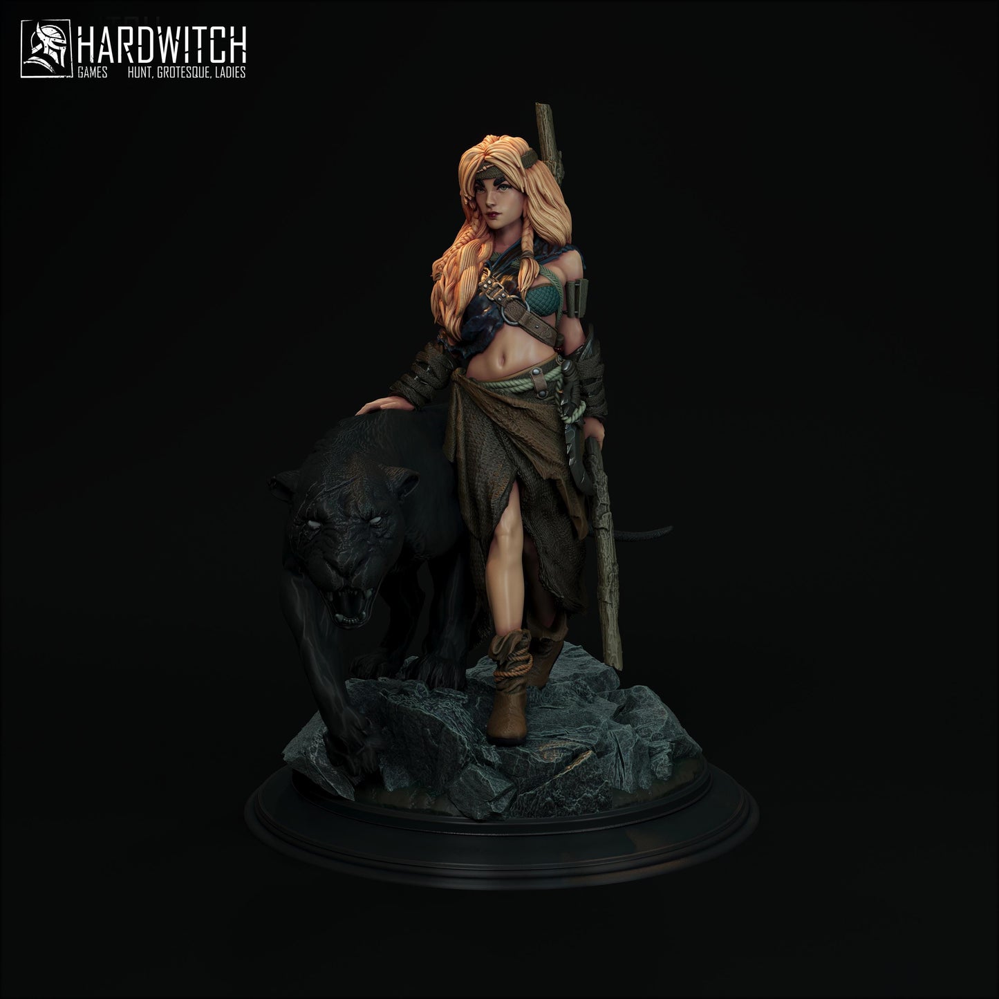 Rangoka Miniature - 28mm / 32mm / 36mm / 75mm - HardWitch Games - Resin Printed Figure for D&D, TTRPGs, and Board Gaming