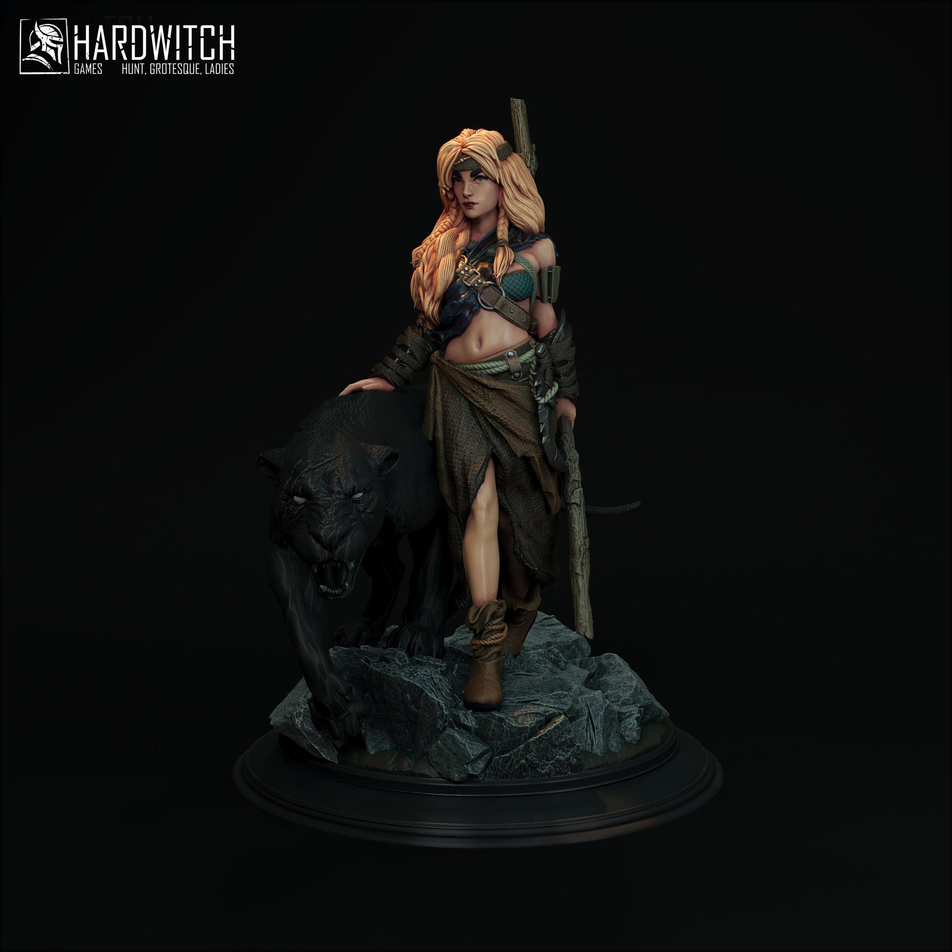 Rangoka Miniature - 28mm / 32mm / 36mm / 75mm - HardWitch Games - Resin Printed Figure for D&D, TTRPGs, and Board Gaming