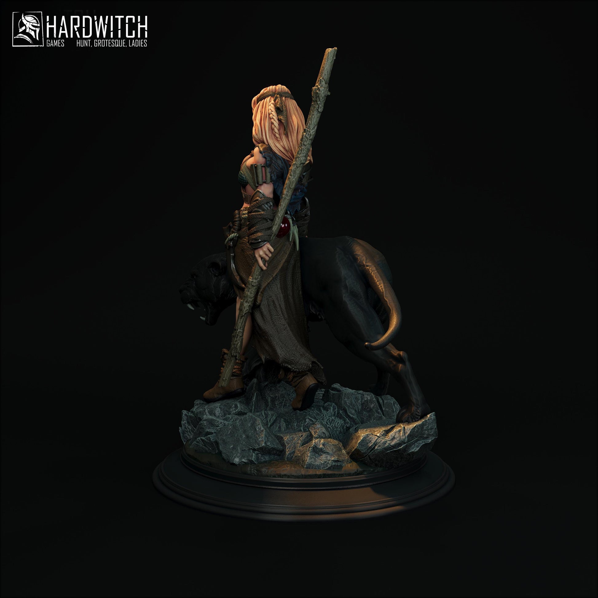 Rangoka Miniature - 28mm / 32mm / 36mm / 75mm - HardWitch Games - Resin Printed Figure for D&D, TTRPGs, and Board Gaming