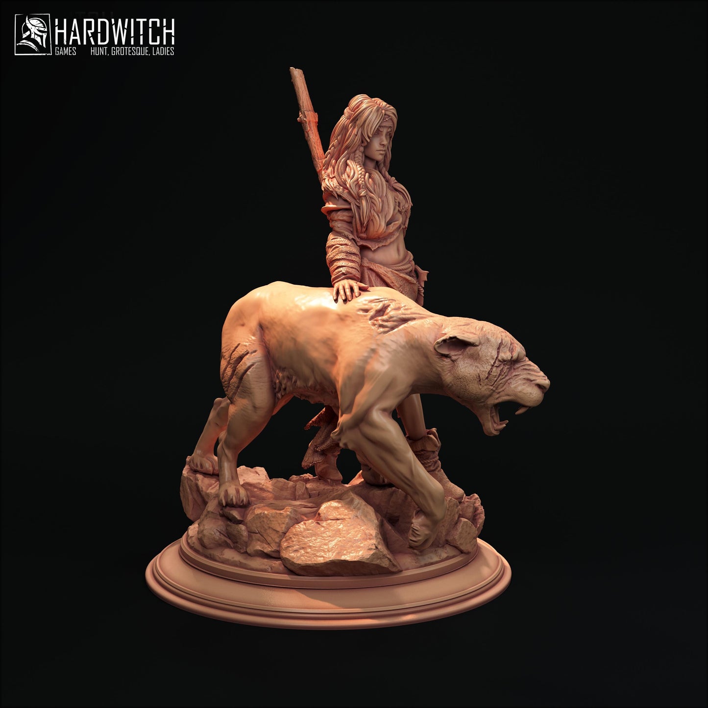 Rangoka Miniature - 28mm / 32mm / 36mm / 75mm - HardWitch Games - Resin Printed Figure for D&D, TTRPGs, and Board Gaming