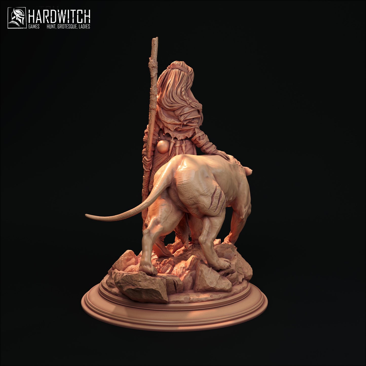 Rangoka Miniature - 28mm / 32mm / 36mm / 75mm - HardWitch Games - Resin Printed Figure for D&D, TTRPGs, and Board Gaming