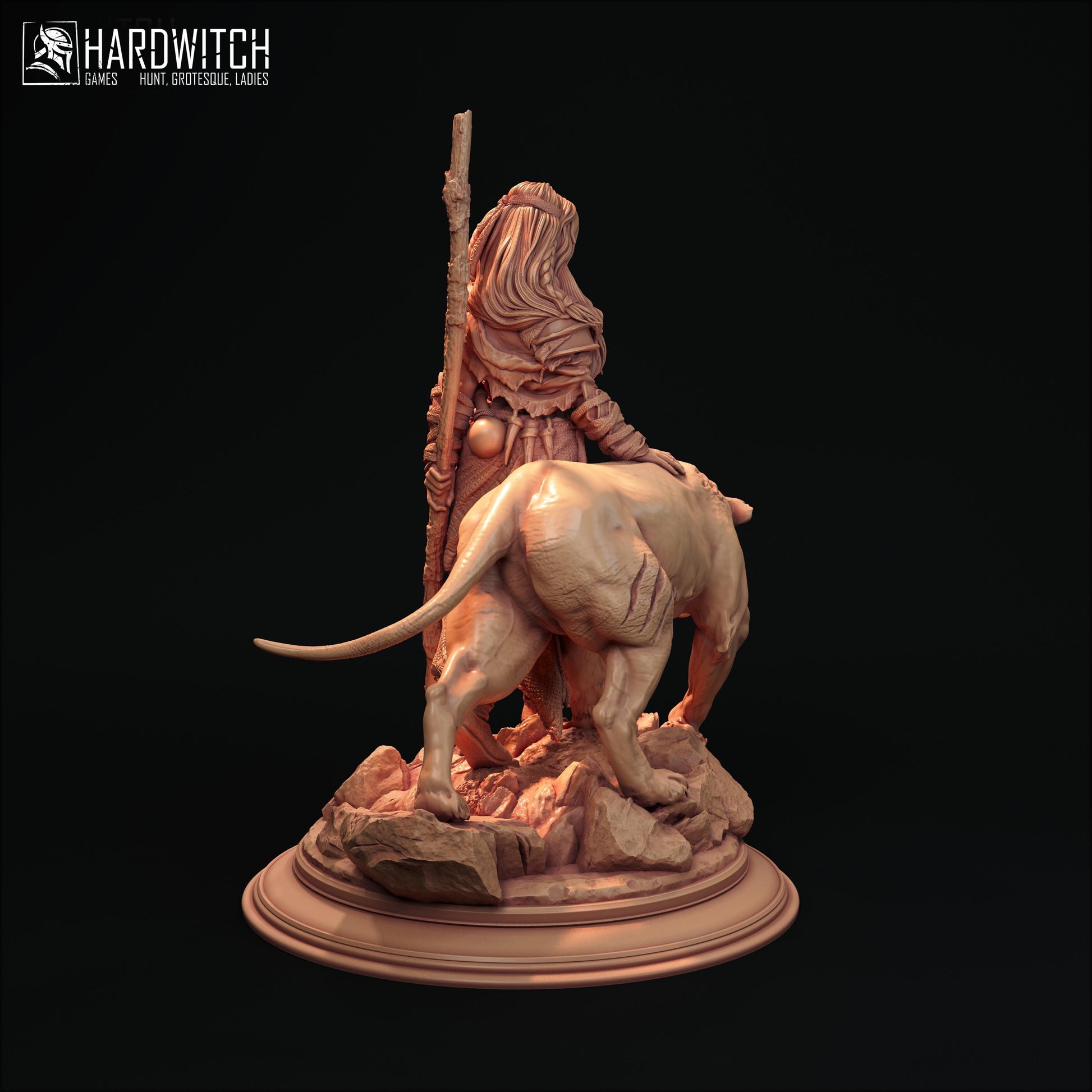 Rangoka Miniature - 28mm / 32mm / 36mm / 75mm - HardWitch Games - Resin Printed Figure for D&D, TTRPGs, and Board Gaming