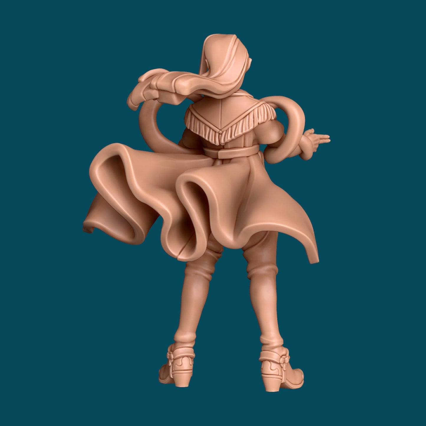 Marzipan, Catty Warlock Miniature - 28mm / 32mm / 36mm - Awkward Penguin Minis - Resin Printed Figure for D&D, Daggerheart, and Painting