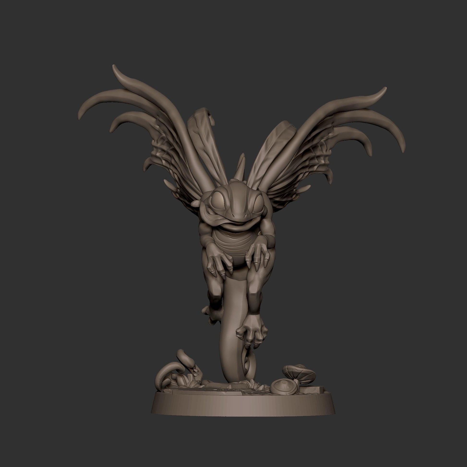 Dragon Trickster Miniature - 28mm / 32mm / 36mm - Bite the Bullet - Resin Printed Figure for D&D, TTRPGs, and Board Games