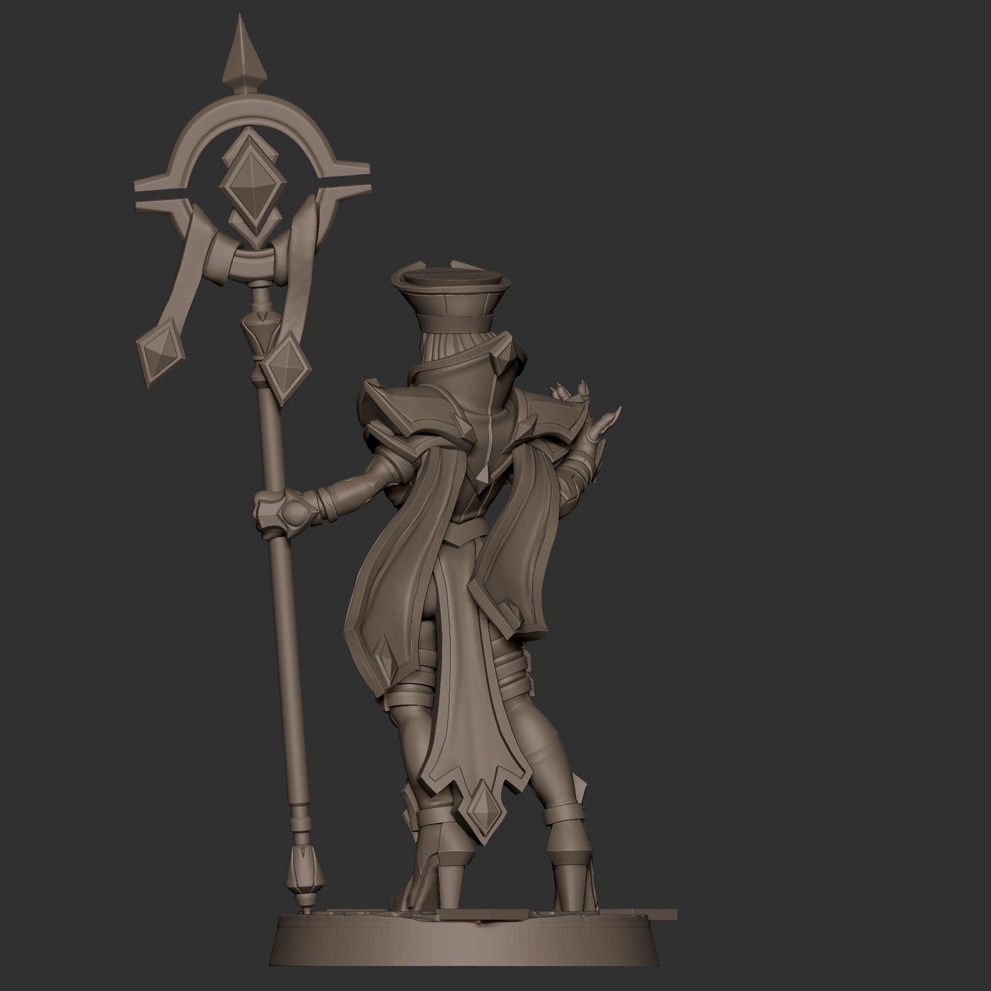 Human Inquisitor Miniature (2 Variations) - 28mm / 32mm / 36mm - Bite the Bullet - Resin Printed Figure for D&D, TTRPGs, and Board Games