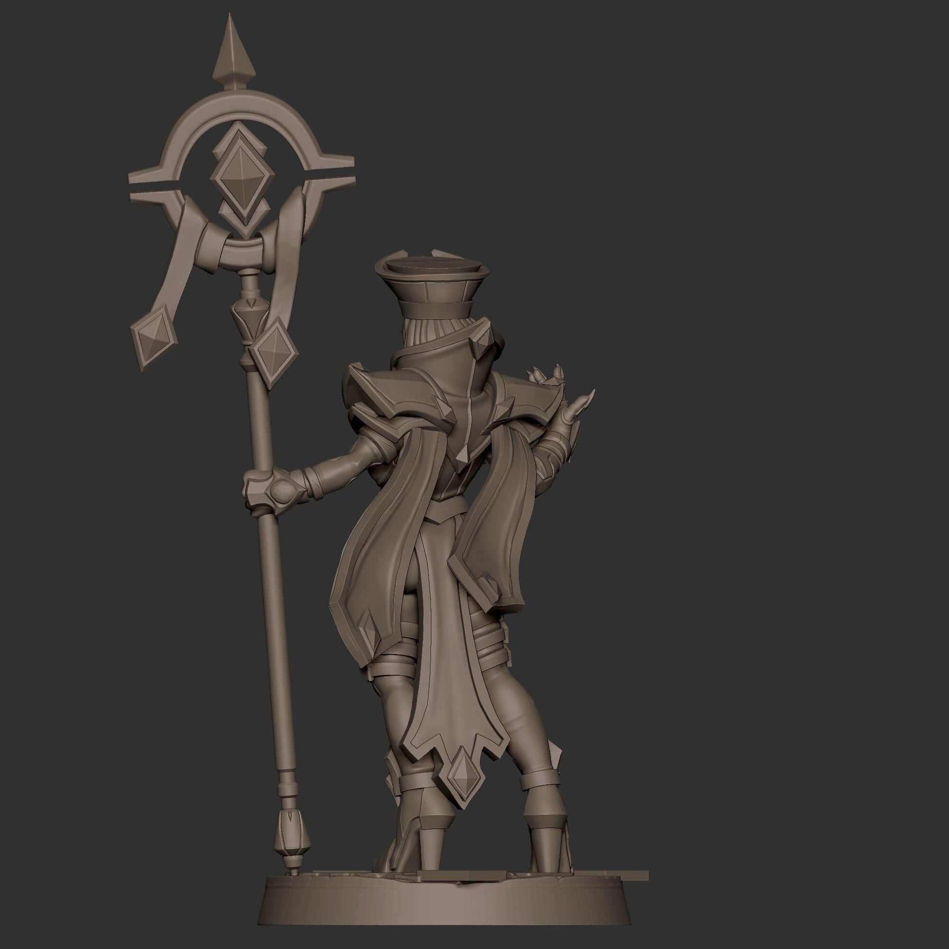 Human Inquisitor Miniature (2 Variations) - 28mm / 32mm / 36mm - Bite the Bullet - Resin Printed Figure for D&D, TTRPGs, and Board Games