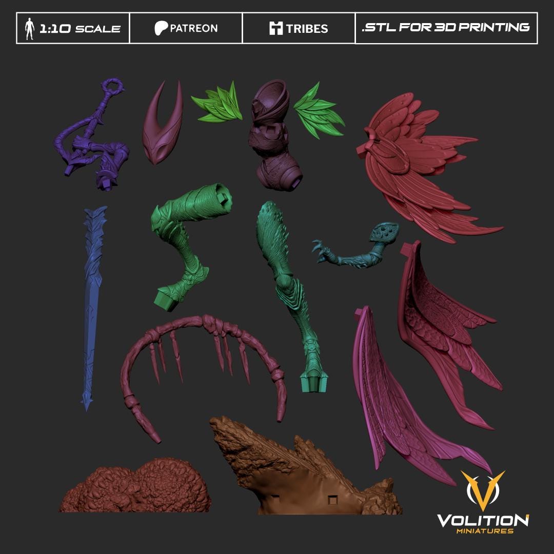 Nimble Princess - 28mm / 32mm / 36mm / 75mm / 1:10 Scale - Volition Miniatures - Resin Printed Figurine for D&D, TTRPGs, and Board Games