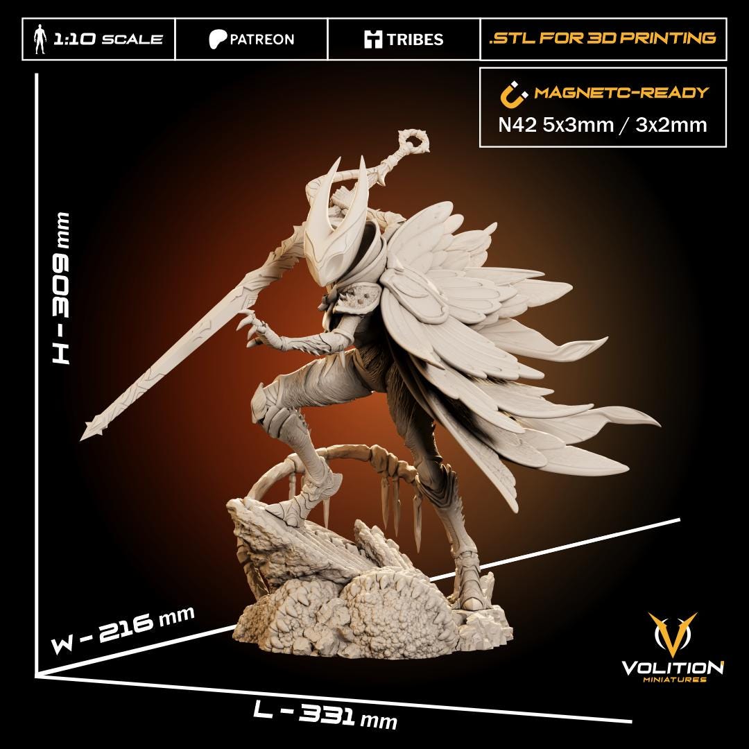 Nimble Princess - 28mm / 32mm / 36mm / 75mm / 1:10 Scale - Volition Miniatures - Resin Printed Figurine for D&D, TTRPGs, and Board Games