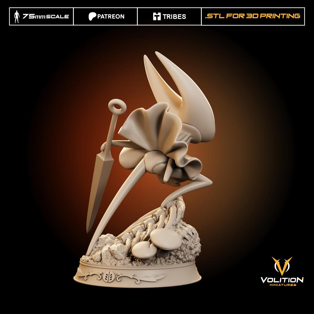 Needle Princess Miniature - 28mm / 32mm / 36mm / 75mm - Volition Miniatures - Resin Printed Figurine for D&D, TTRPGs, and Board Games