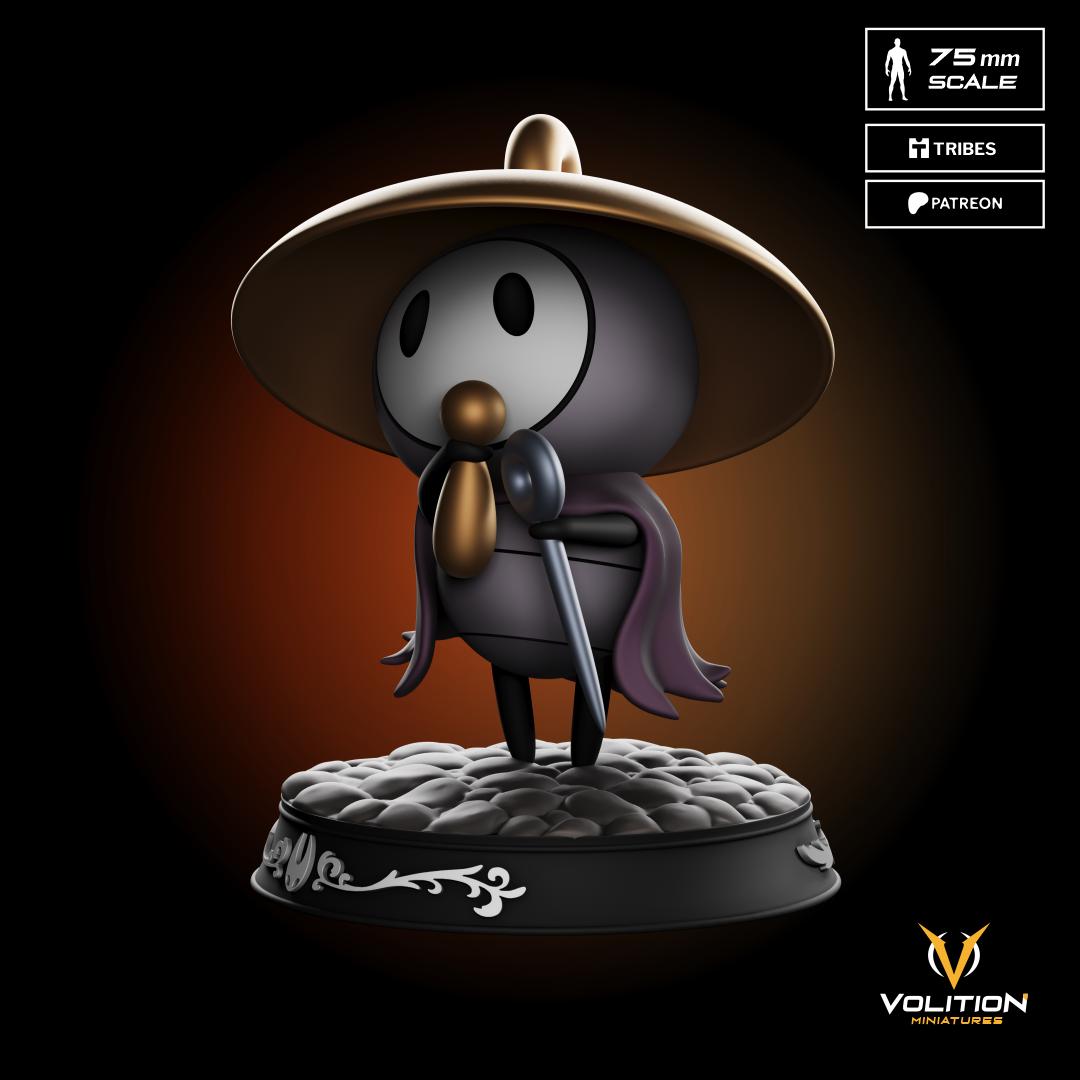 Singer Figure - 75mm - Volition Miniatures - Unpainted Resin Printed Figurine