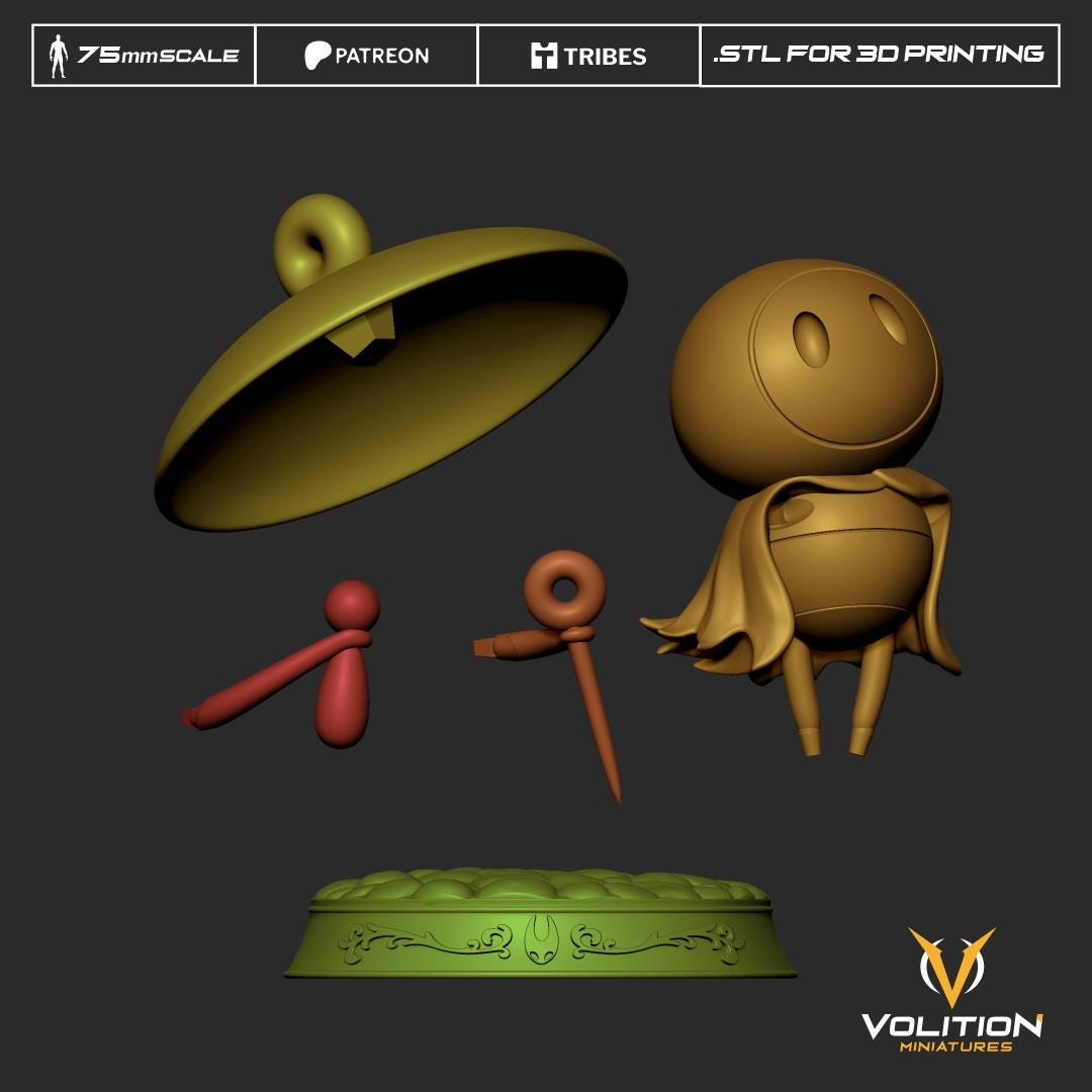 Singer Figure - 75mm - Volition Miniatures - Unpainted Resin Printed Figurine