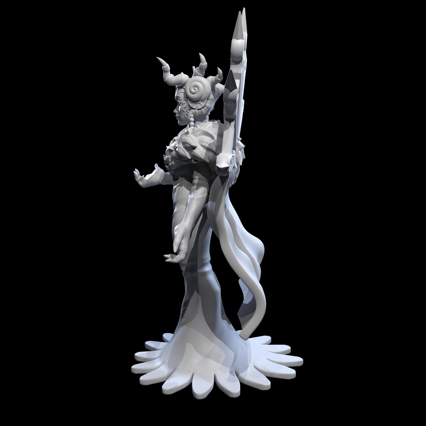 Sorceress Supreme Miniature - 28mm / 32mm / 36mm / 75mm - Ethan Savage Studios - Resin Printed Figure for D&D, TTRPGs, and Board Games