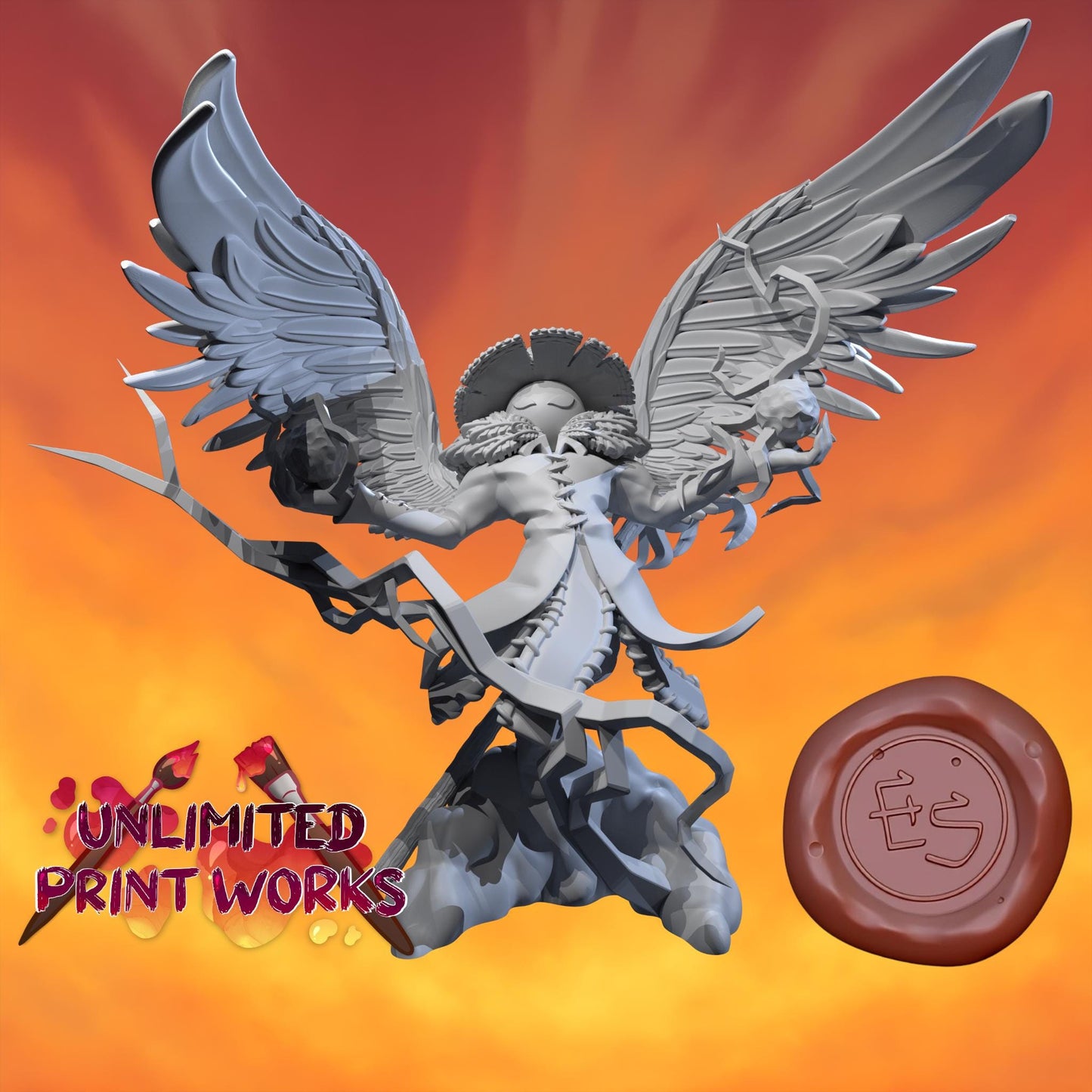 Black Waltz Miniature - 28mm / 32mm / 36mm - Ethan Savage Studios - Resin Printed Figure for D&D, TTRPGs, and Board Games