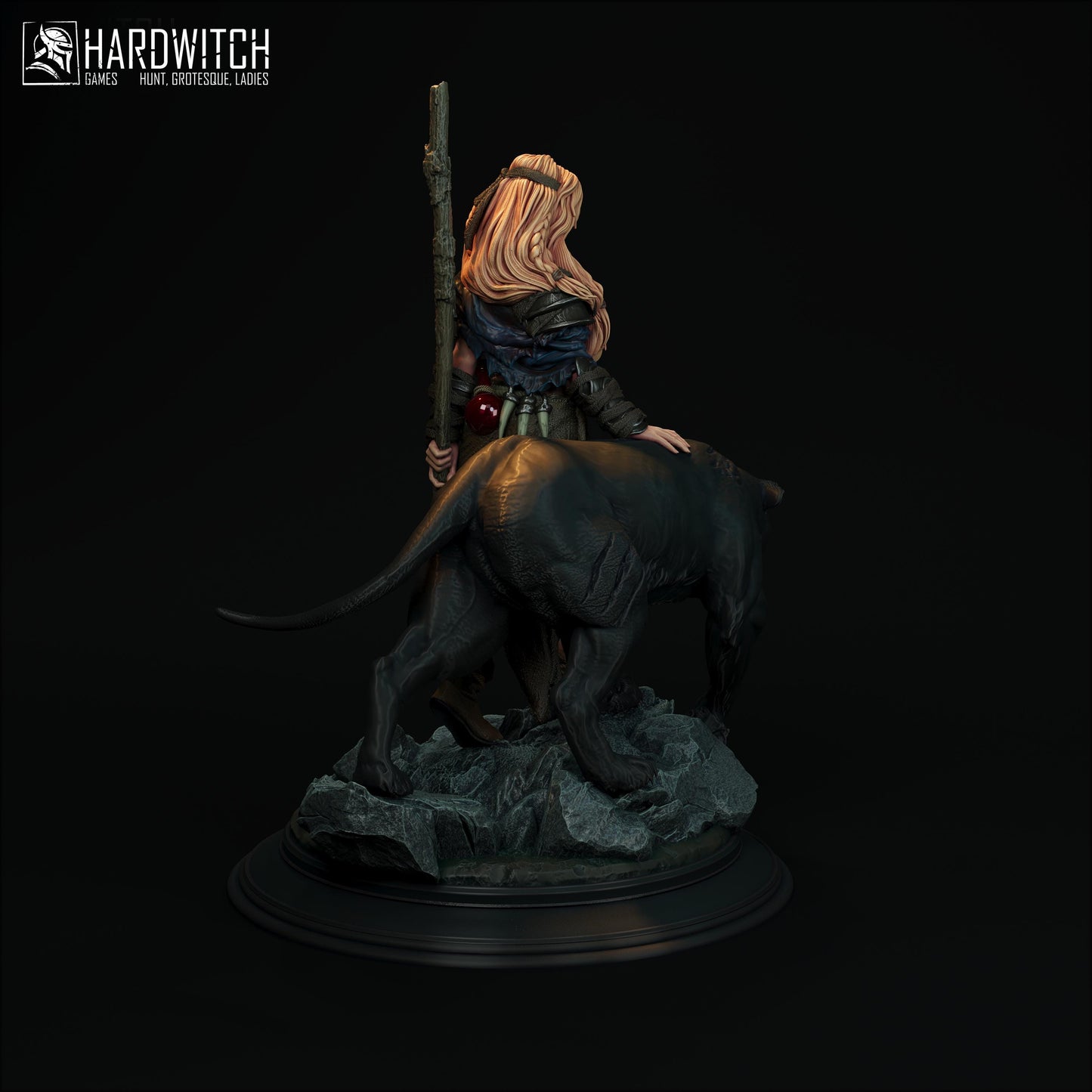 Rangoka Miniature - 28mm / 32mm / 36mm / 75mm - HardWitch Games - Resin Printed Figure for D&D, TTRPGs, and Board Gaming