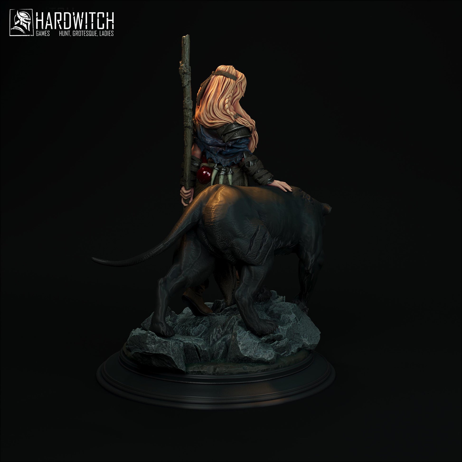 Rangoka Miniature - 28mm / 32mm / 36mm / 75mm - HardWitch Games - Resin Printed Figure for D&D, TTRPGs, and Board Gaming