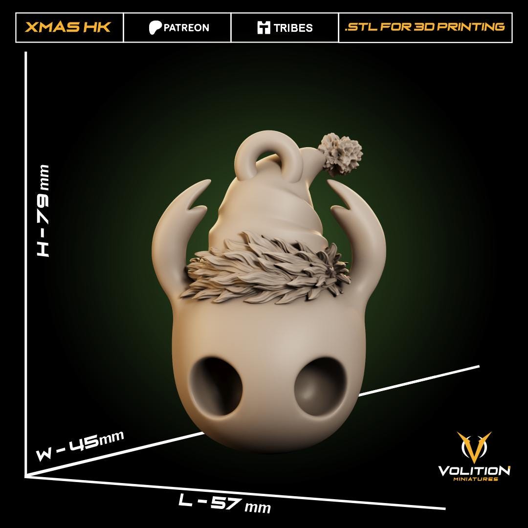 Ornaments from Pharloom and Beyond - Volition Miniatures - Christmas Ornament for fans of Hollow Knight and Silksong