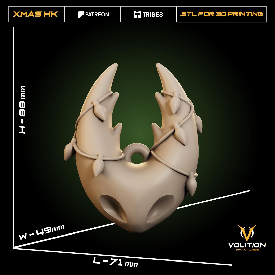 Ornaments from Pharloom and Beyond - Volition Miniatures - Christmas Ornament for fans of Hollow Knight and Silksong