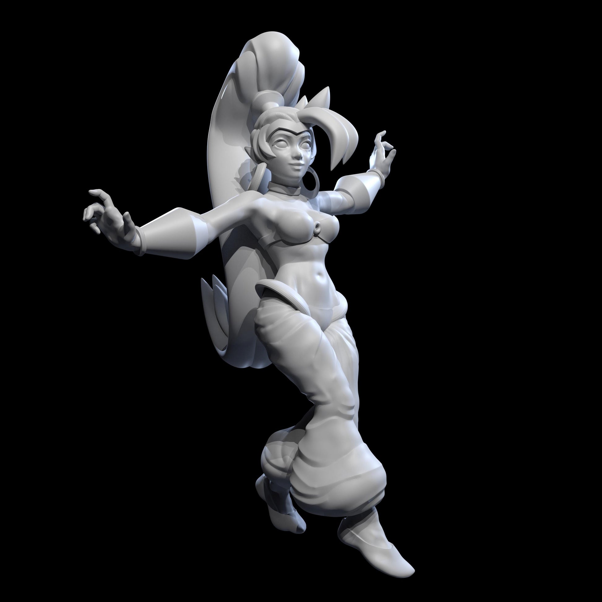 Guardian Genie Miniature - 28mm / 32mm / 36mm / 75mm - Ethan Savage Studios - Resin Printed Figure for D&D, TTRPGs, and Board Games