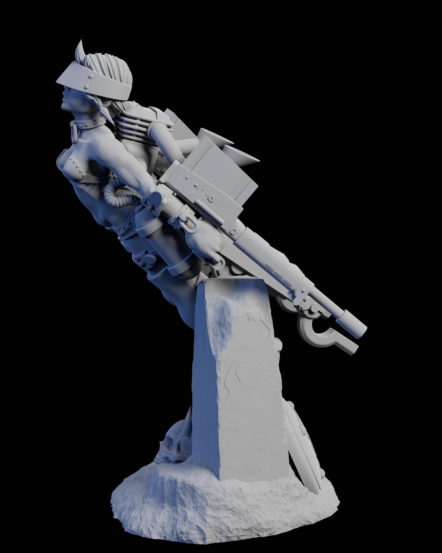Cherub-07 Miniature - 28mm / 32mm / 36mm / 75mm - Ethan Savage Studios - Unpainted Resin Printed Figure for D&D, TTRPGs, and Board Games