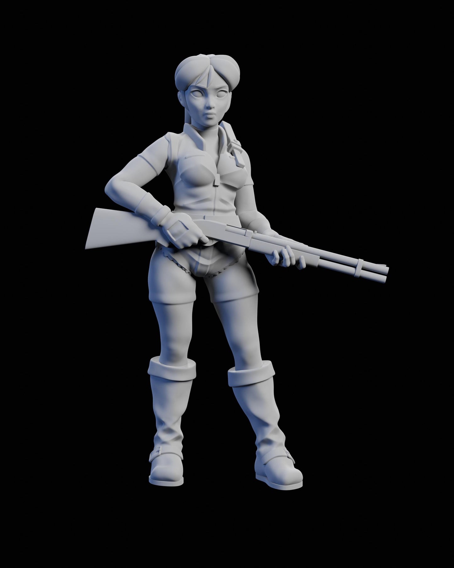 Survivor Alys Miniature - 28mm / 32mm / 36mm / 75mm - Ethan Savage Studios - Unpainted Resin Printed Figure for D&D, TTRPGs, and Board Games