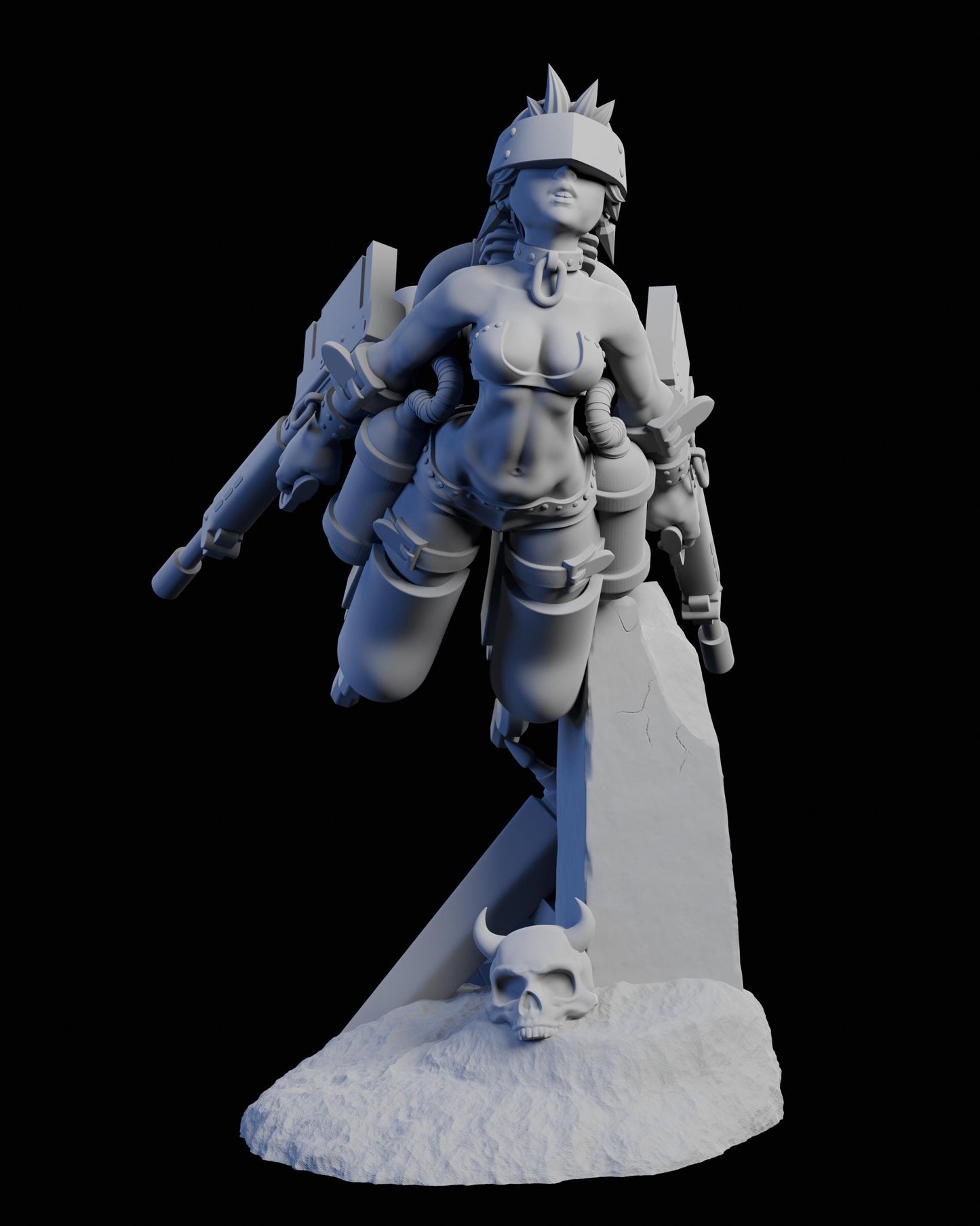 Cherub-07 Miniature - 28mm / 32mm / 36mm / 75mm - Ethan Savage Studios - Unpainted Resin Printed Figure for D&D, TTRPGs, and Board Games