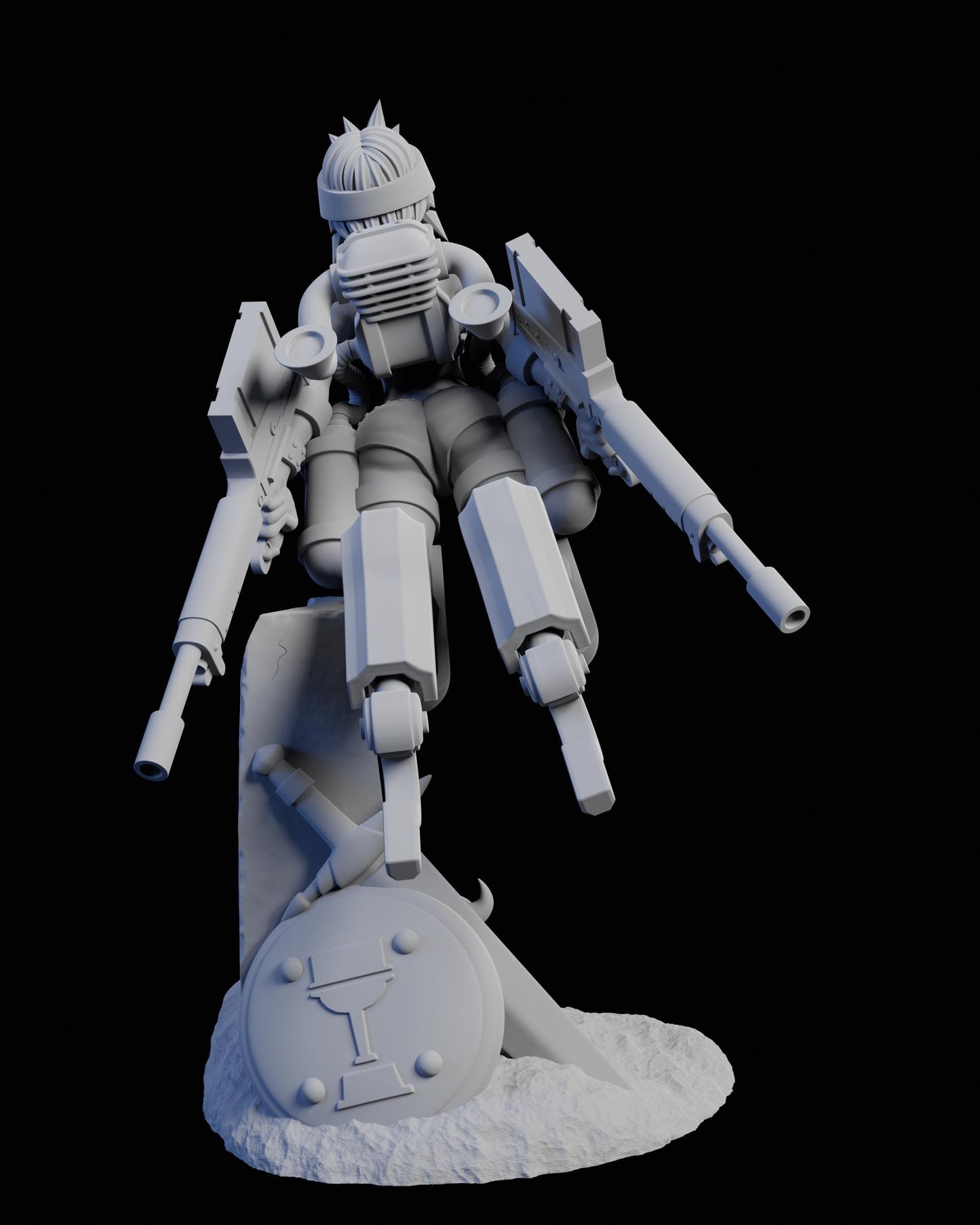 Cherub-07 Miniature - 28mm / 32mm / 36mm / 75mm - Ethan Savage Studios - Unpainted Resin Printed Figure for D&D, TTRPGs, and Board Games