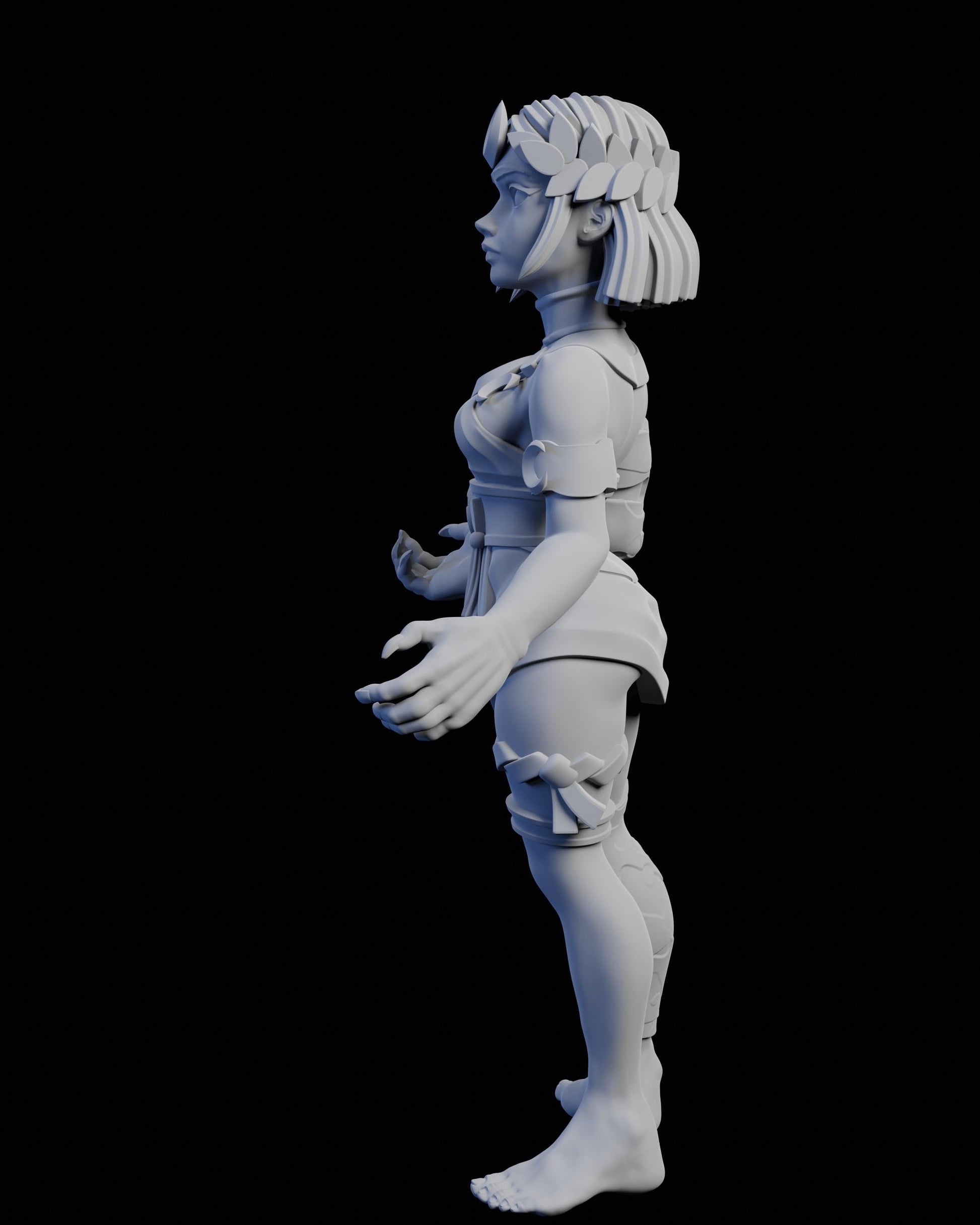 Sister Hell Miniature - 28mm / 32mm / 36mm / 75mm - Ethan Savage Studios - Resin Printed Figure for D&D, TTRPGs, and Board Games