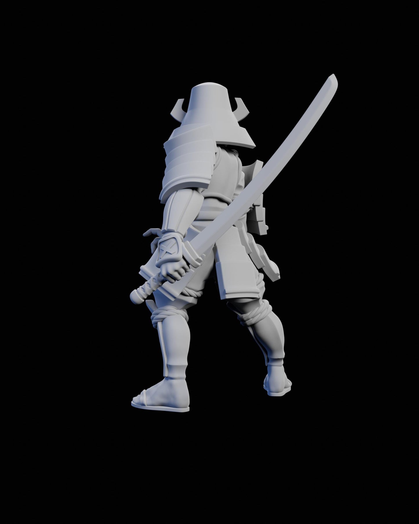 Samurai Miniature - 28mm / 32mm / 36mm / 75mm - Ethan Savage Studios - Resin Printed Figure for D&D, TTRPGs, and Board Games