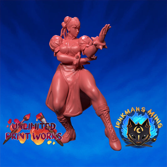 Interpol Pugilist Miniature - 28mm / 32mm / 36mm - Irnkman's Minis - Resin Printed Figure for D&D, TTRPGs, and Board Games