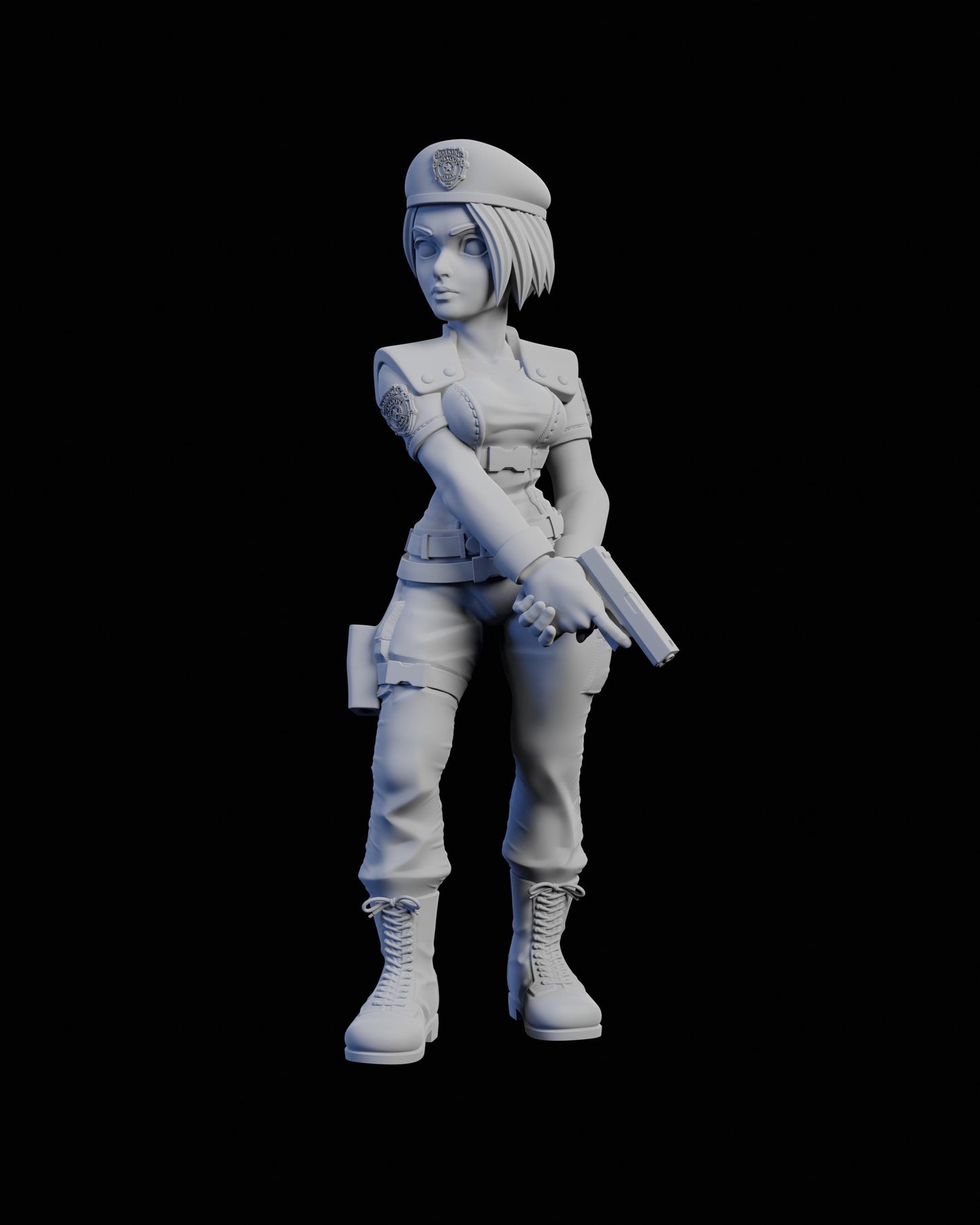 Officer Sandvich Miniature - 28mm / 32mm / 36mm / 75mm - Ethan Savage Studios - Unpainted Resin Printed Figure for TTRPGs and Board Games