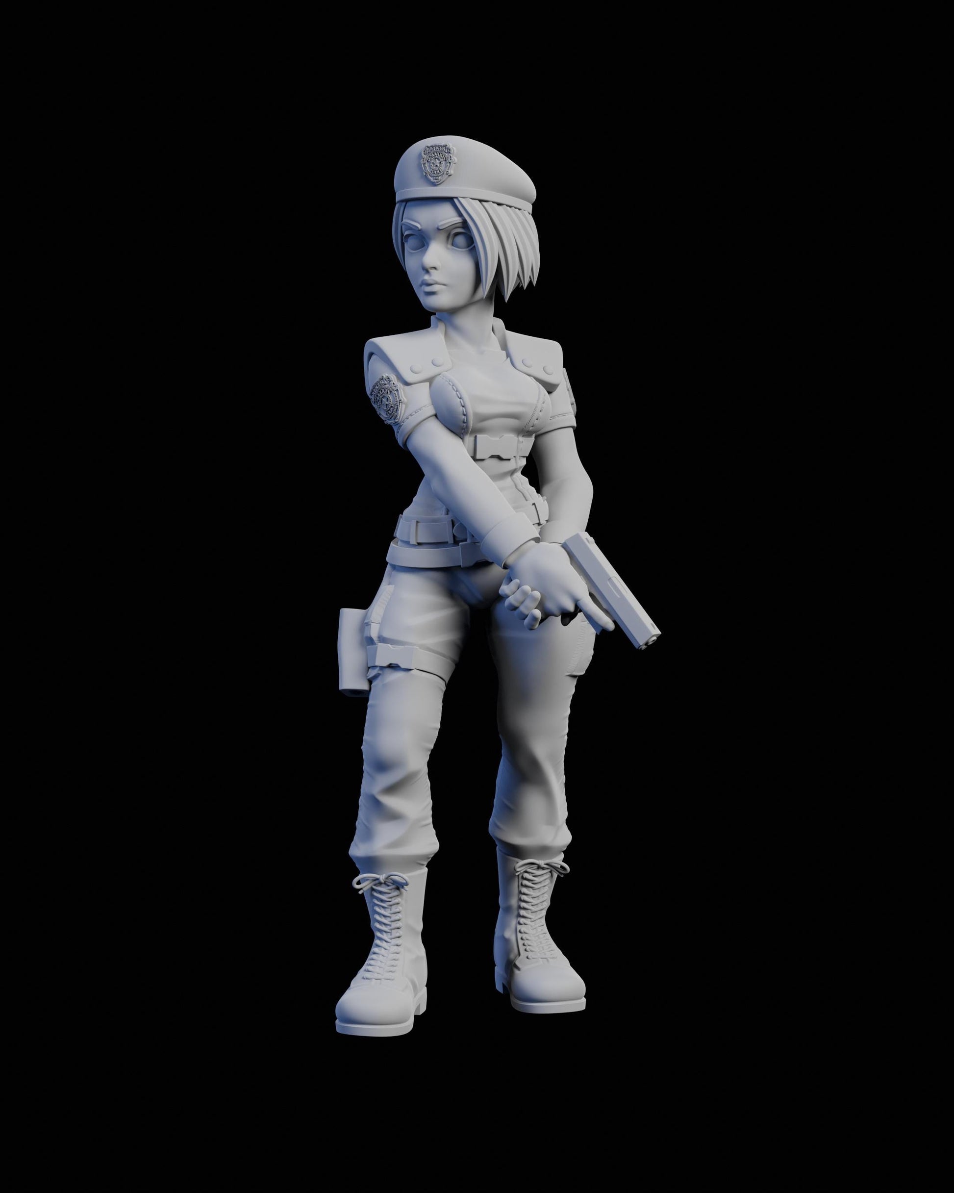 Officer Sandvich Miniature - 28mm / 32mm / 36mm / 75mm - Ethan Savage Studios - Unpainted Resin Printed Figure for TTRPGs and Board Games