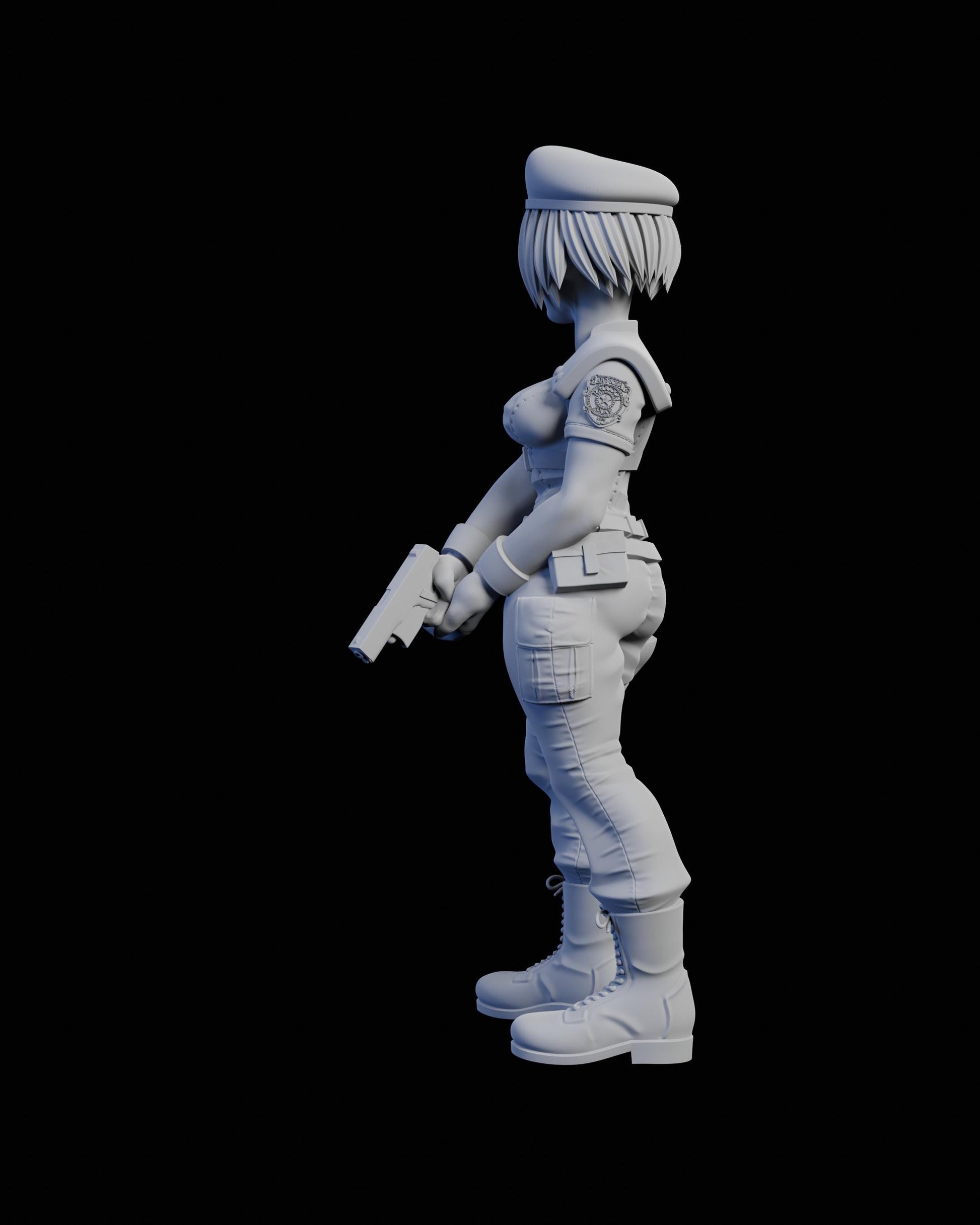 Officer Sandvich Miniature - 28mm / 32mm / 36mm / 75mm - Ethan Savage Studios - Unpainted Resin Printed Figure for TTRPGs and Board Games