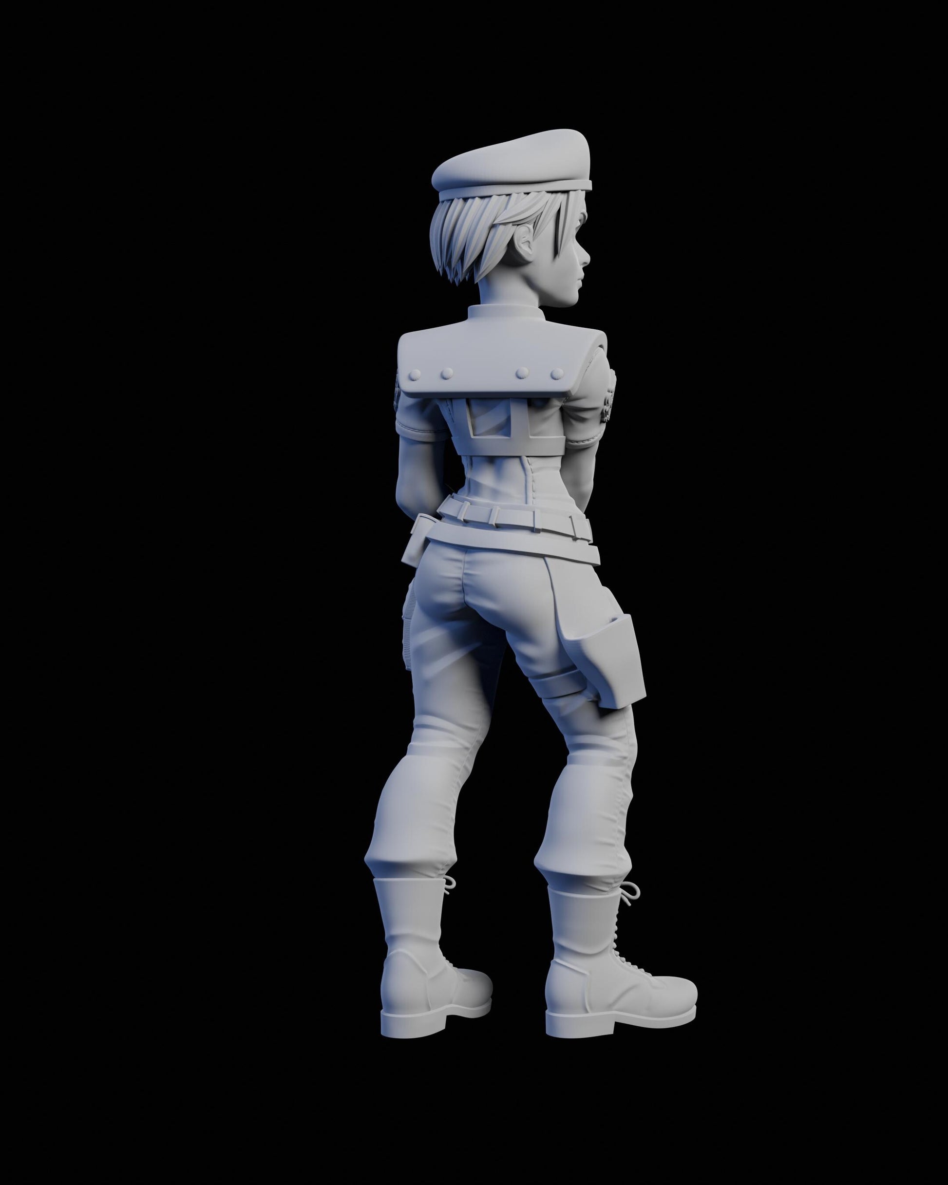 Officer Sandvich Miniature - 28mm / 32mm / 36mm / 75mm - Ethan Savage Studios - Unpainted Resin Printed Figure for TTRPGs and Board Games