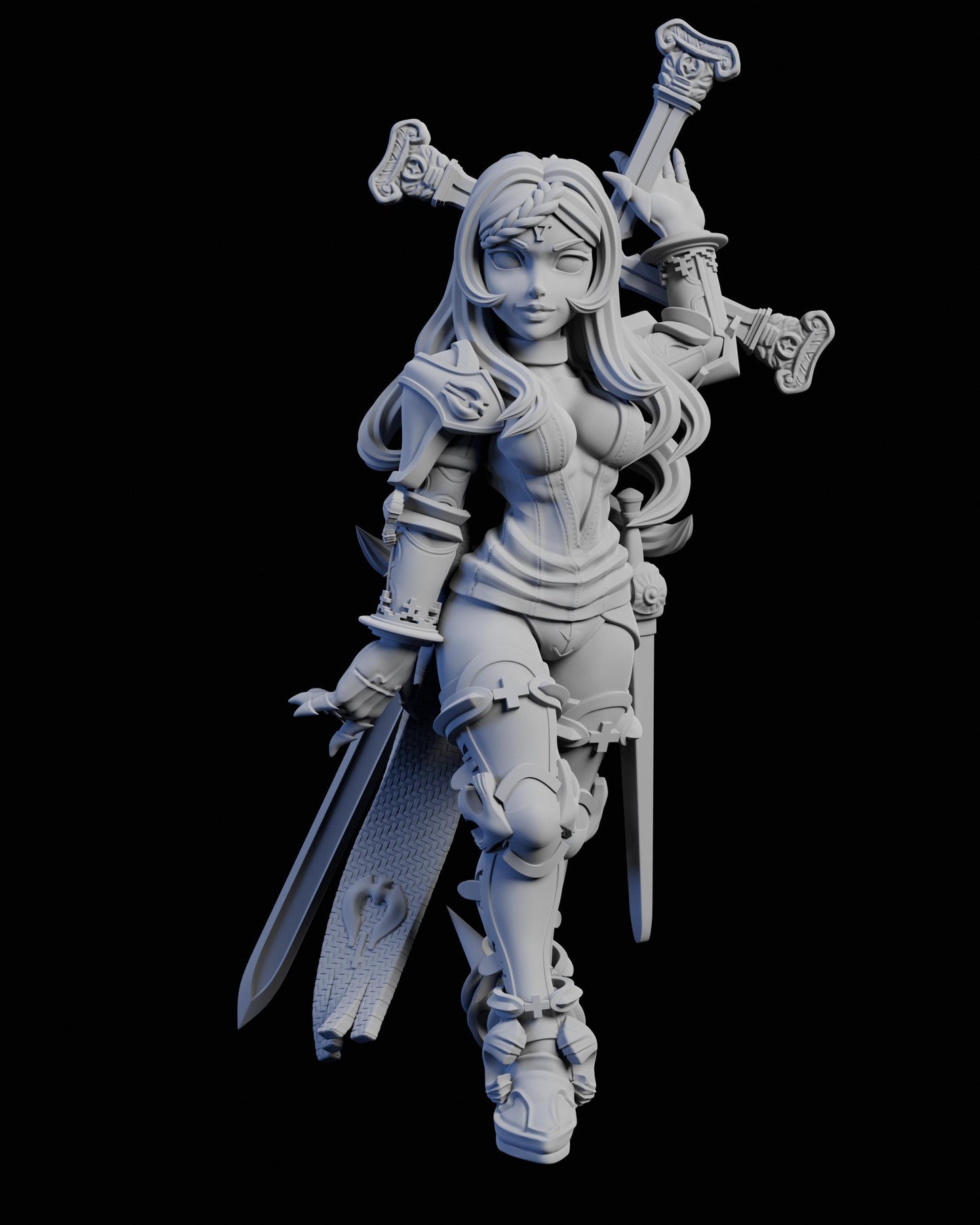 Ruler V Miniature - 28mm / 32mm / 36mm / 75mm - Ethan Savage Studios - Unpainted Resin Printed Figure for D&D, TTRPGs, and Board Games
