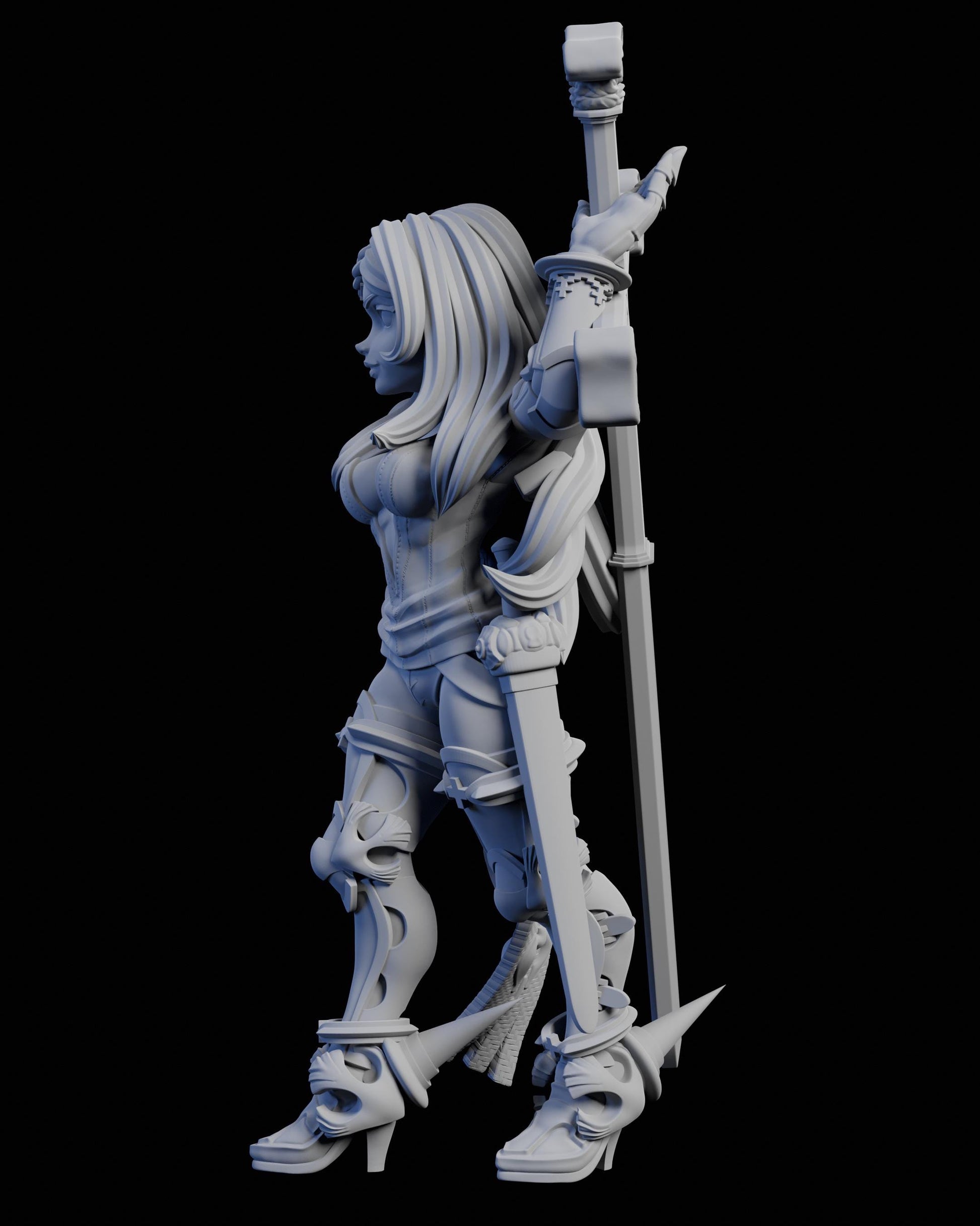 Ruler V Miniature - 28mm / 32mm / 36mm / 75mm - Ethan Savage Studios - Unpainted Resin Printed Figure for D&D, TTRPGs, and Board Games