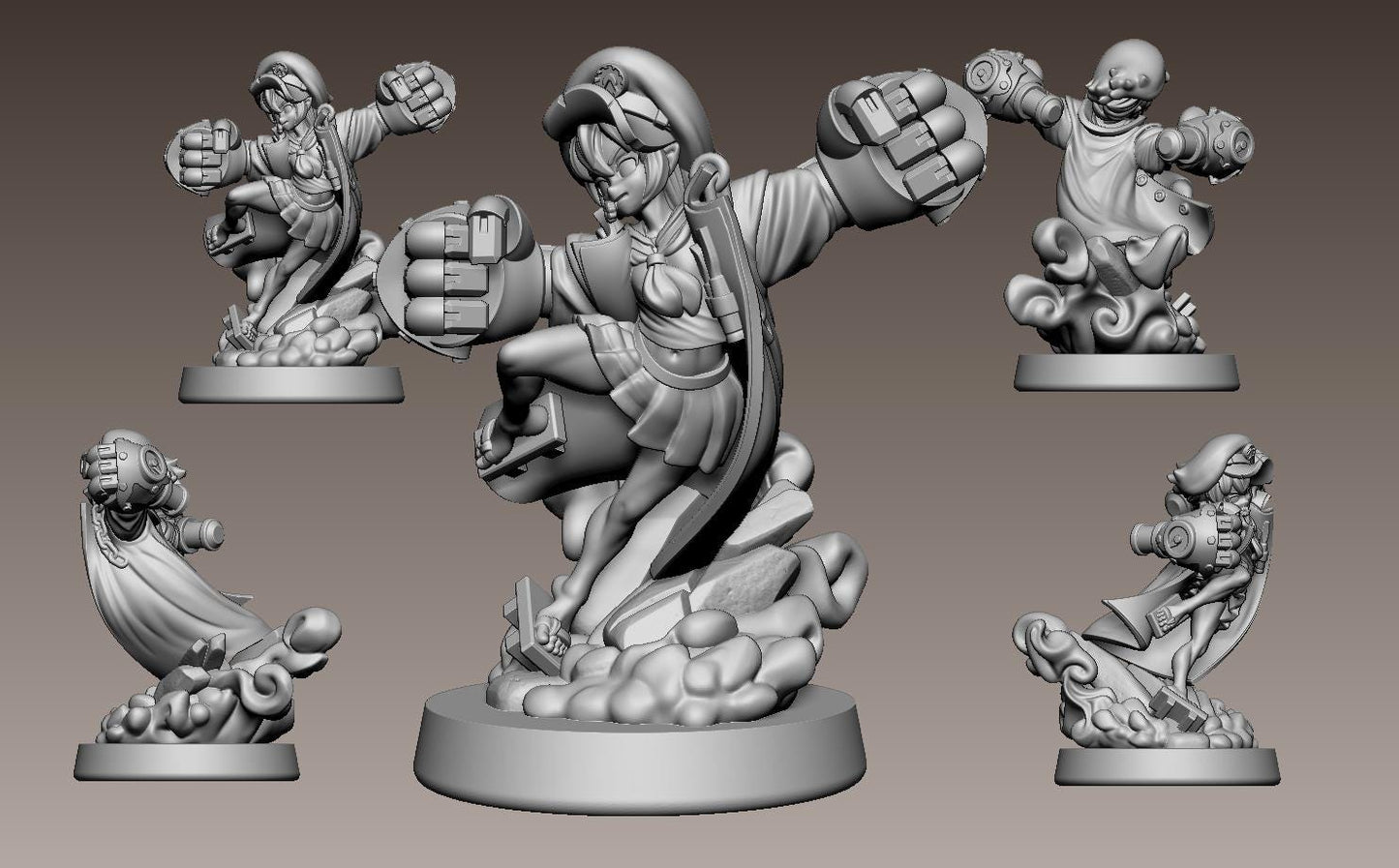 ASD Rinka Miniature - 28mm / 32mm / 36mm - LPOMC - Unpainted Resin Printed Figure for D&D, TTRPGs, and Board Games