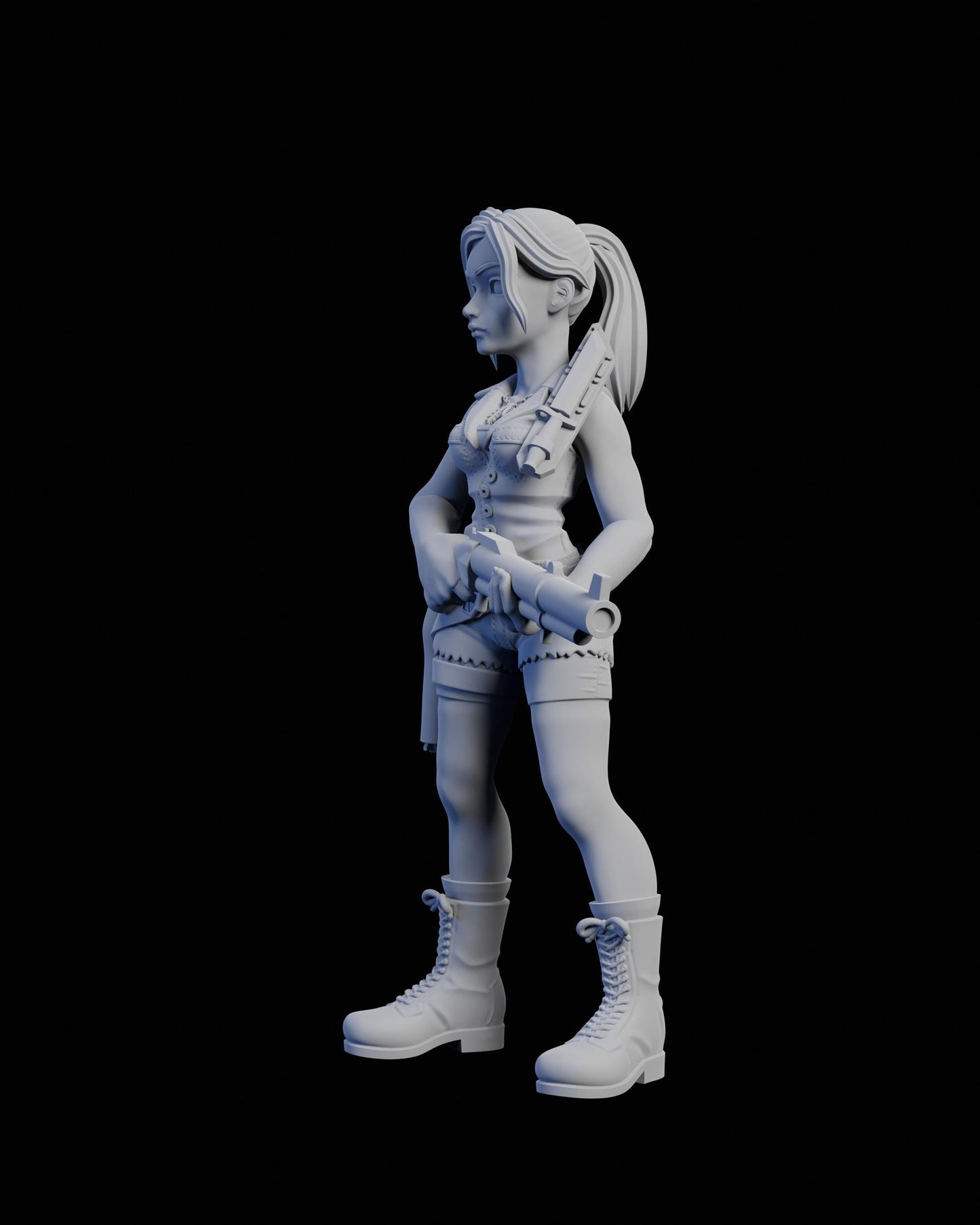 Survivor Alys Miniature - 28mm / 32mm / 36mm / 75mm - Ethan Savage Studios - Unpainted Resin Printed Figure for D&D, TTRPGs, and Board Games