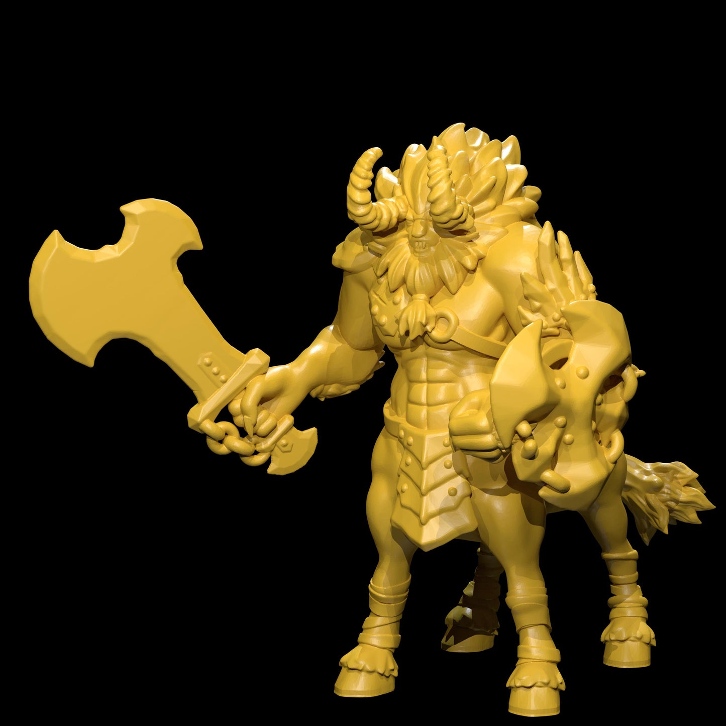 Savage Lions Miniature - 28mm / 32mm / 36mm / 75mm - Irnkman's Minis - Unpainted Resin Printed Figure for D&D, TTRPGs, and Board Games
