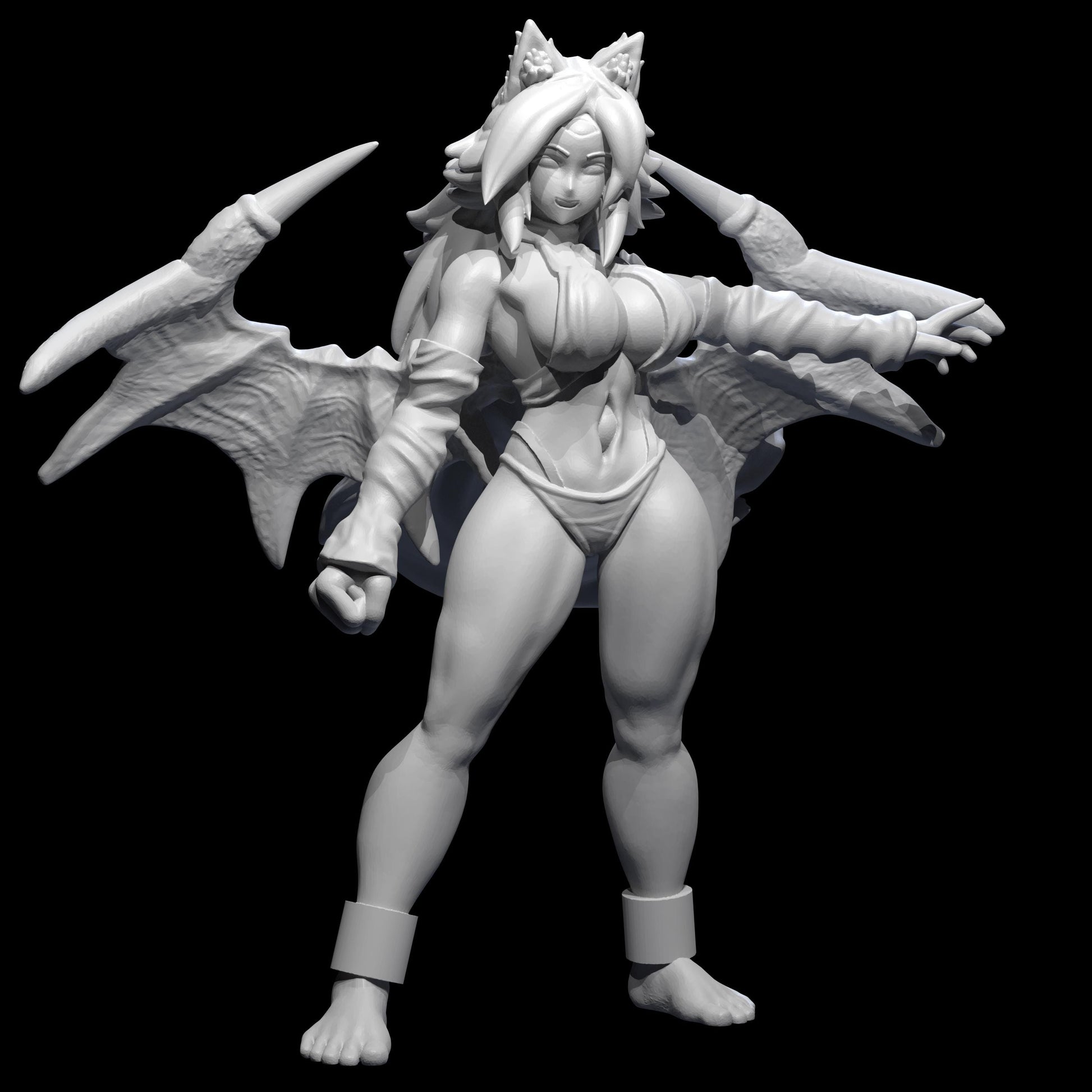 Demon Princess Miniature - 28mm / 32mm / 36mm / 75mm - Irnkman's Minis - Unpainted Resin Printed Figure for D&D, TTRPGs, and Board Games