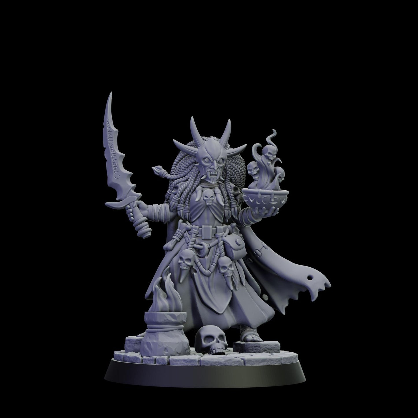 DOR Heroes Miniature (5 Variations) - 28mm / 32mm / 36mm - Cosmondo - Unpainted Resin Printed Figure for TTRPGs and Wargaming