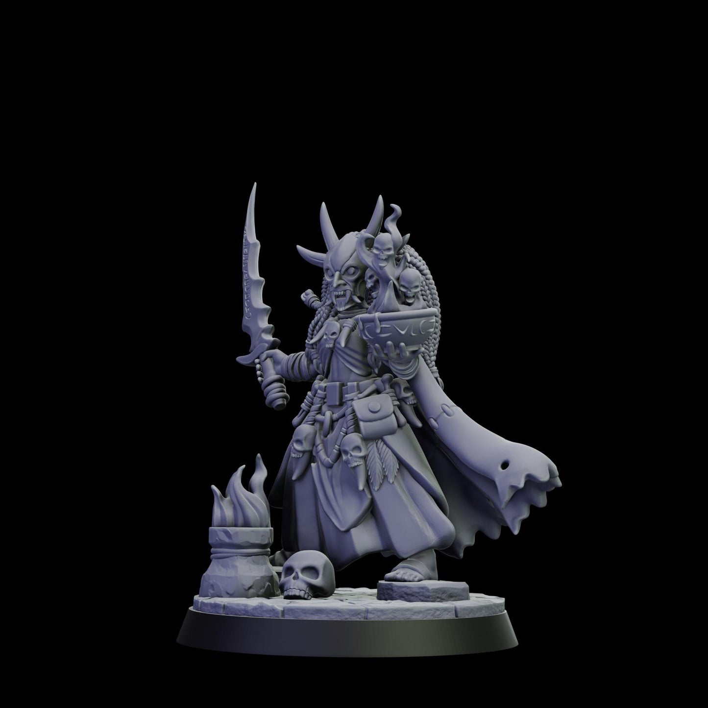DOR Heroes Miniature (5 Variations) - 28mm / 32mm / 36mm - Cosmondo - Unpainted Resin Printed Figure for TTRPGs and Wargaming