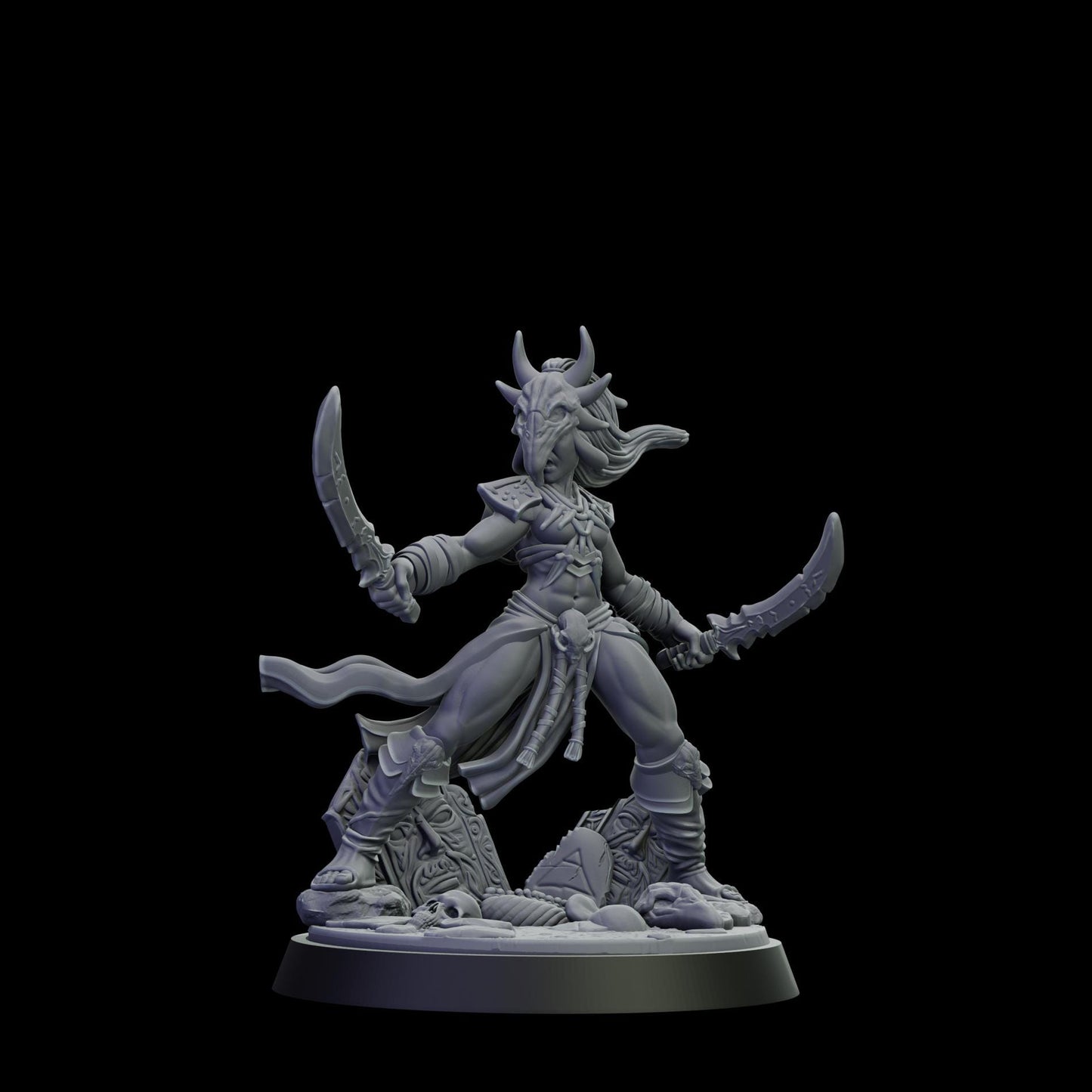 DOR Heroes Miniature (5 Variations) - 28mm / 32mm / 36mm - Cosmondo - Unpainted Resin Printed Figure for TTRPGs and Wargaming