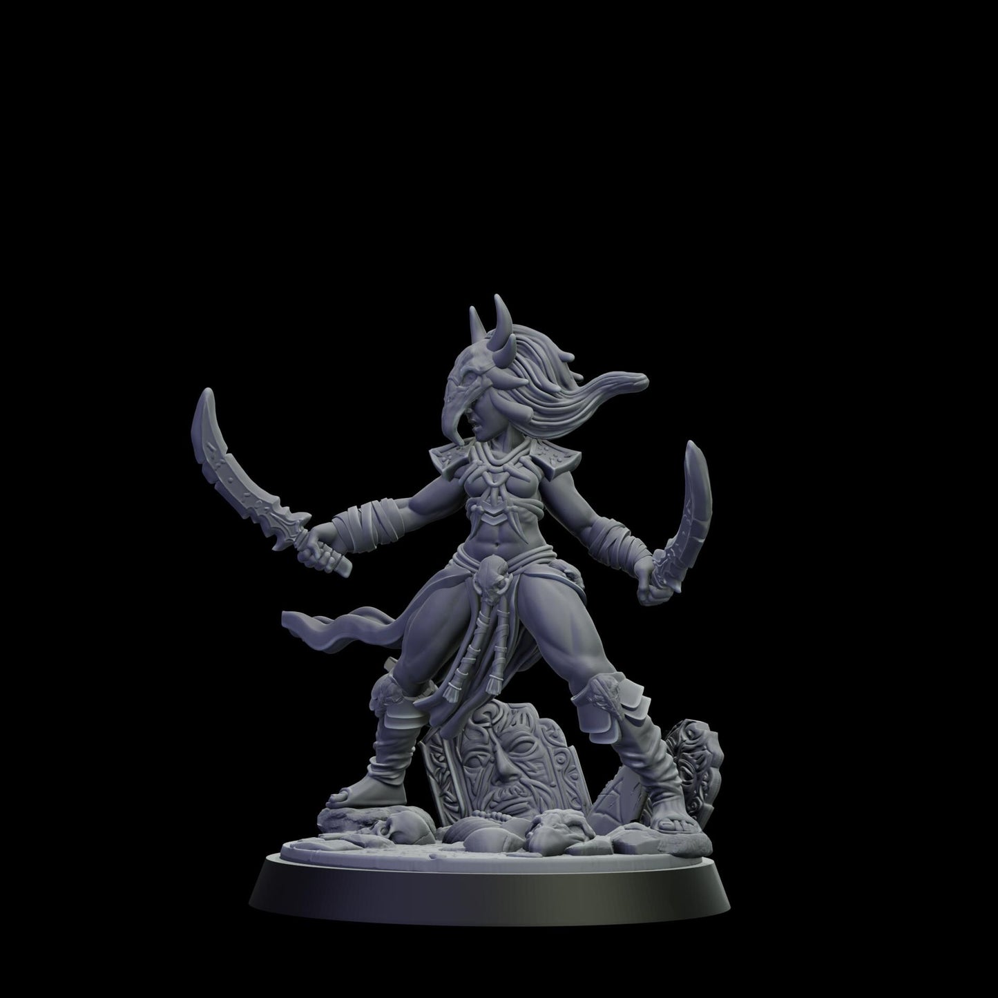 DOR Heroes Miniature (5 Variations) - 28mm / 32mm / 36mm - Cosmondo - Unpainted Resin Printed Figure for TTRPGs and Wargaming