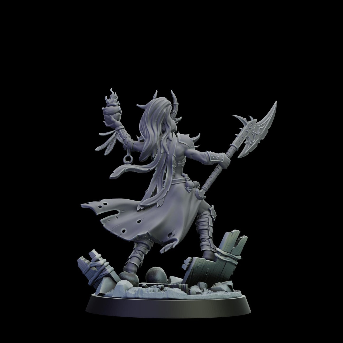 DOR Heroes Miniature (5 Variations) - 28mm / 32mm / 36mm - Cosmondo - Unpainted Resin Printed Figure for TTRPGs and Wargaming