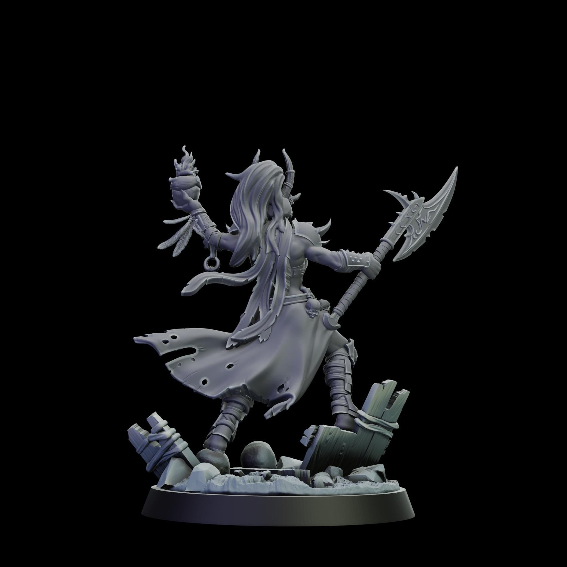 DOR Heroes Miniature (5 Variations) - 28mm / 32mm / 36mm - Cosmondo - Unpainted Resin Printed Figure for TTRPGs and Wargaming