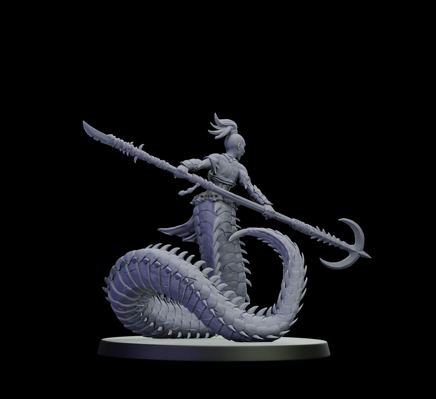 DOR Lunaspine Ascendant Miniature (6 Variations) - 28mm / 32mm / 36mm - Cosmondo - Unpainted Resin Printed Figure for TTRPGs and Wargaming