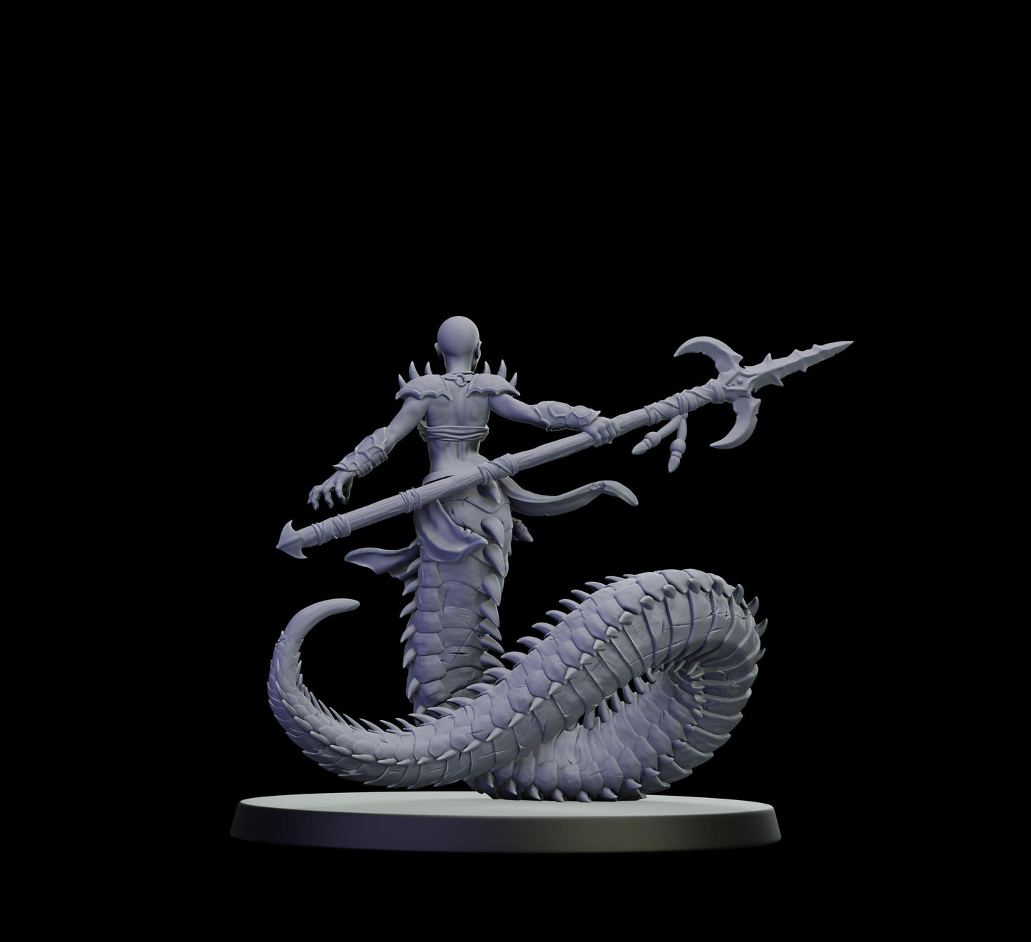 DOR Lunaspine Ascendant Miniature (6 Variations) - 28mm / 32mm / 36mm - Cosmondo - Unpainted Resin Printed Figure for TTRPGs and Wargaming