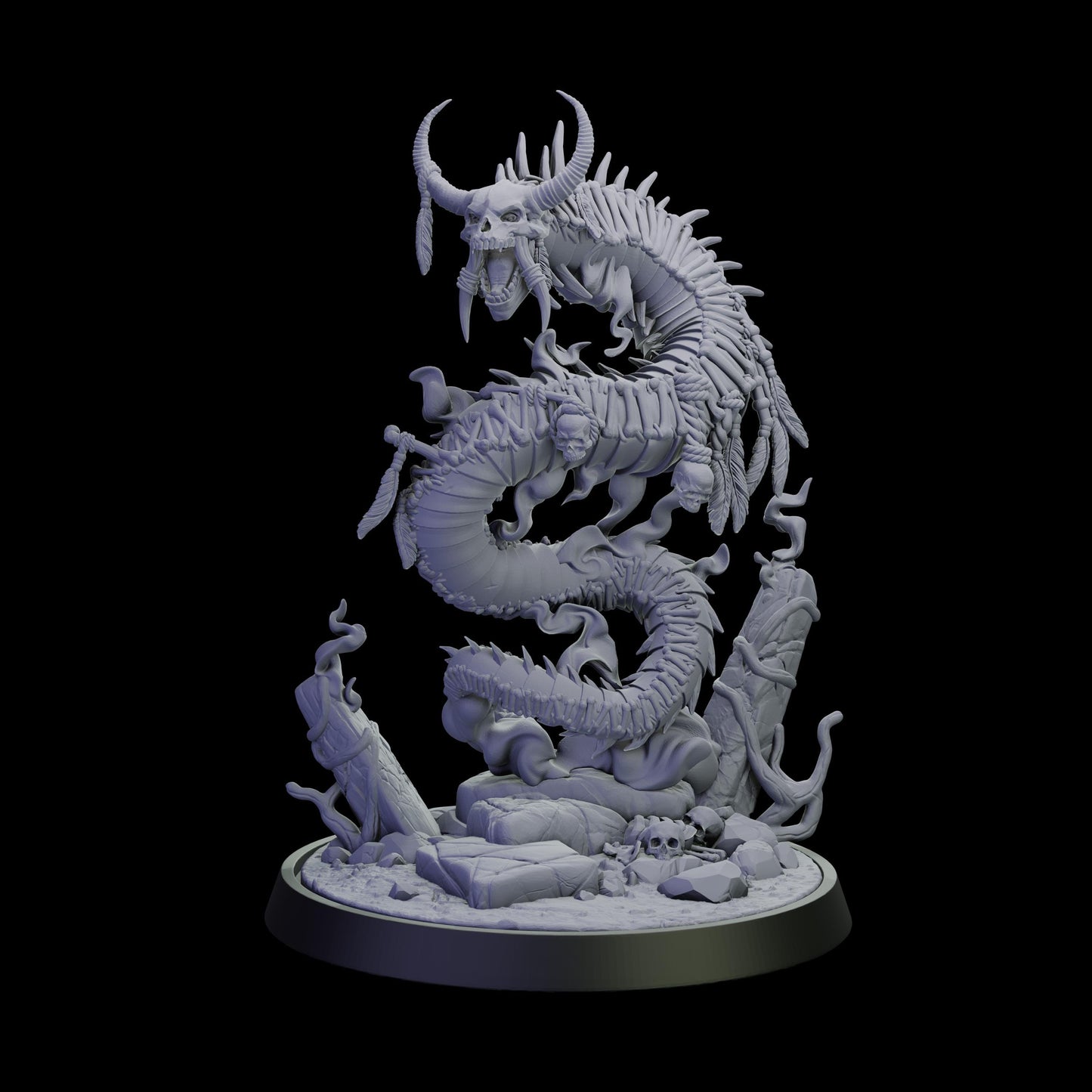 DOR Crimson Ascendant Miniature (6 Variations) - 28mm / 32mm / 36mm - Cosmondo - Unpainted Resin Printed Figure for TTRPGs and Wargaming